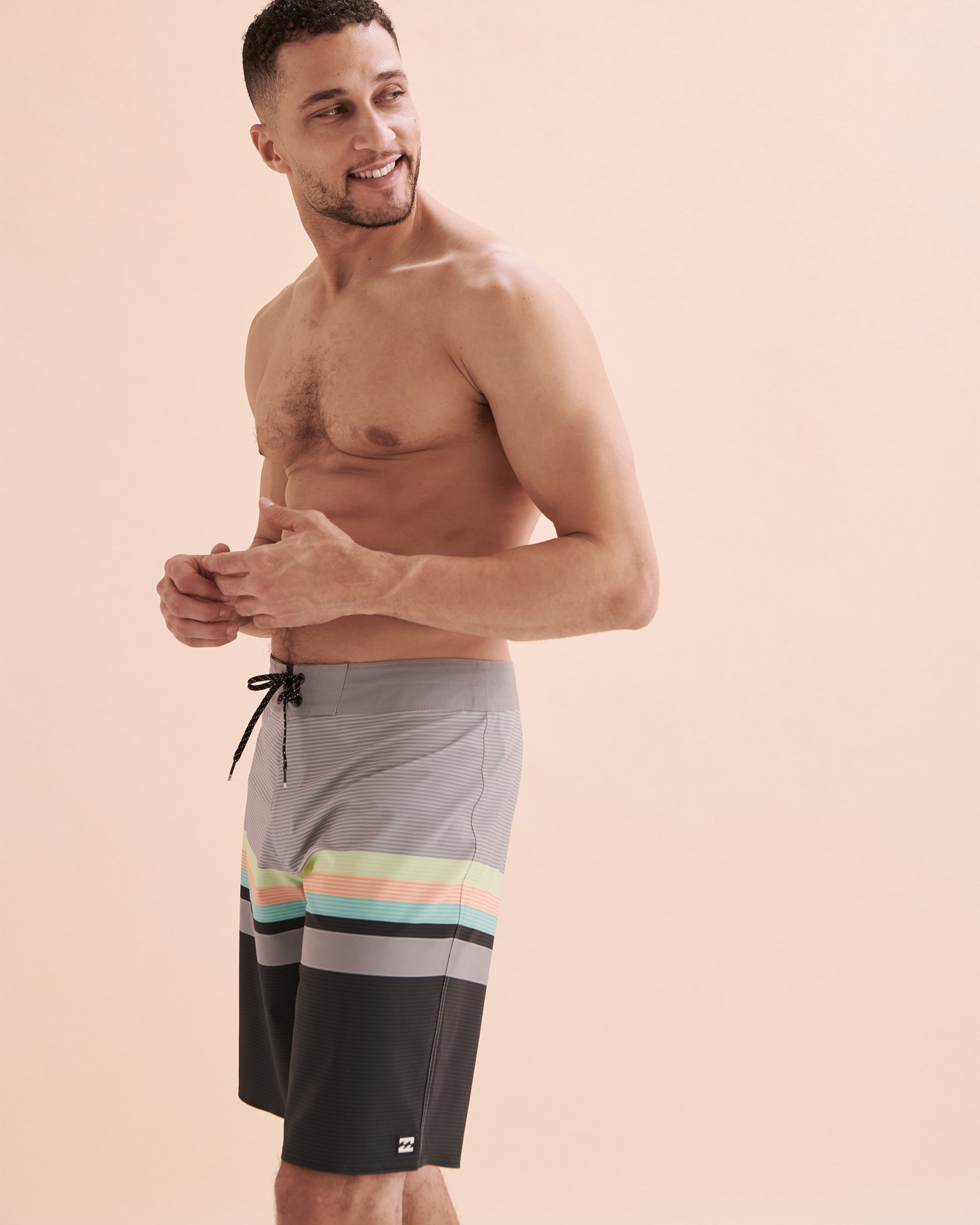 BILLABONG All Day Stripe Pro Boardshort Swimsuit Graphite ABYBS00462 - View4