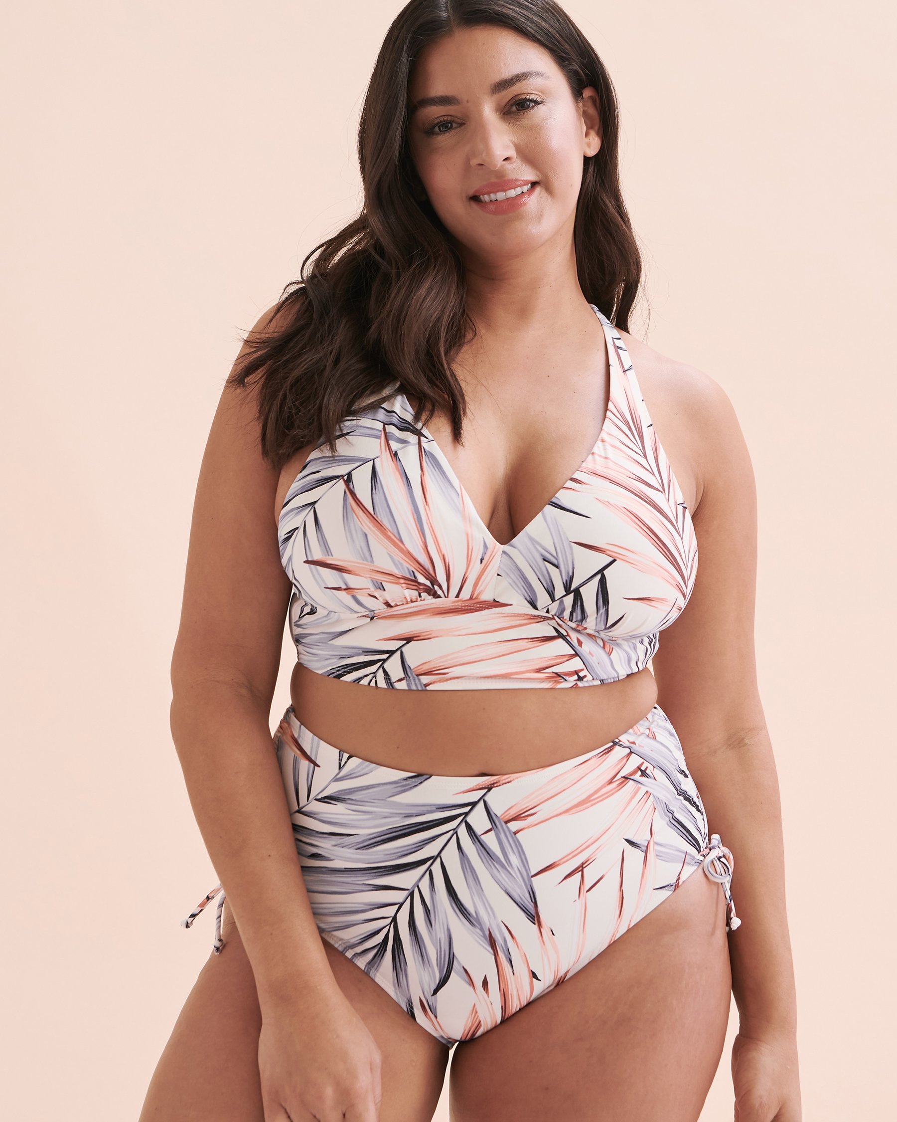 CHRISTINA Desert Palm Triangle Bikini Top Tropical Beige 30DP5064 - View1