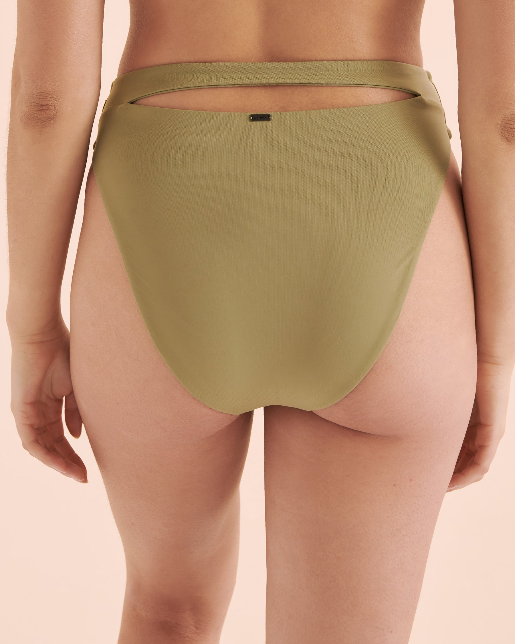 O'NEILL Bas de bikini taille haute Matira Saltwater Solids Vert olive SP4474086B - Voir3