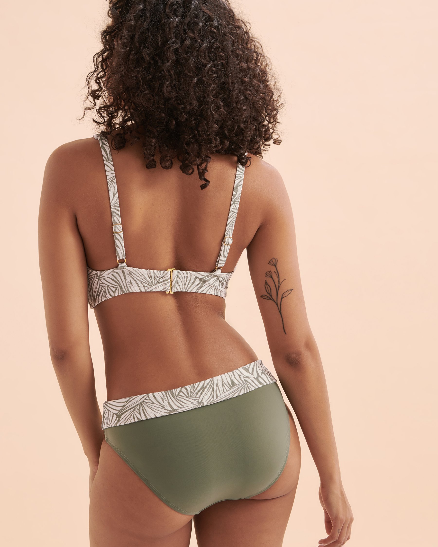 SKYE Haut de bikini croisé bonnet D Mathilda Biomes Vert clair tropical SK751216D - View2