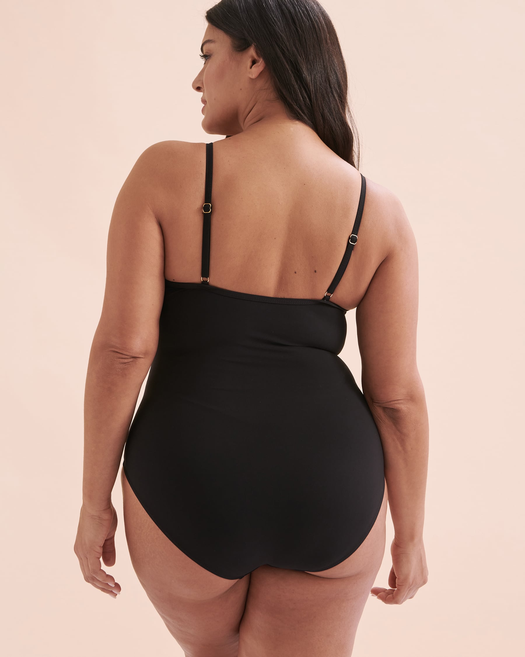 CHRISTINA ST-BARTH Lace Detail One-piece Swimsuit Black 30SB5013 - View3