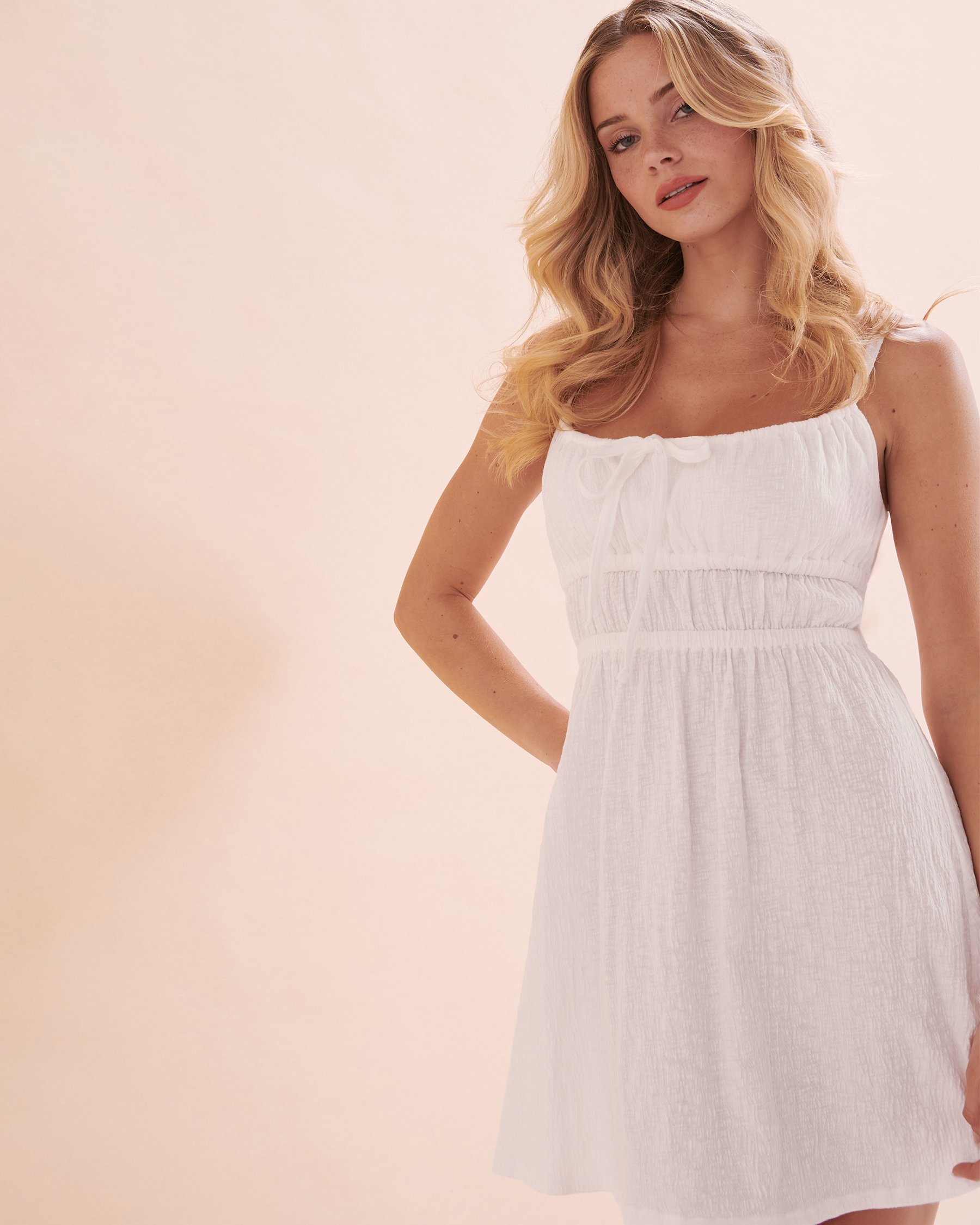 BILLABONG Lynn Knit Mini Dress Salt Crystal ABJKD00234 - View4