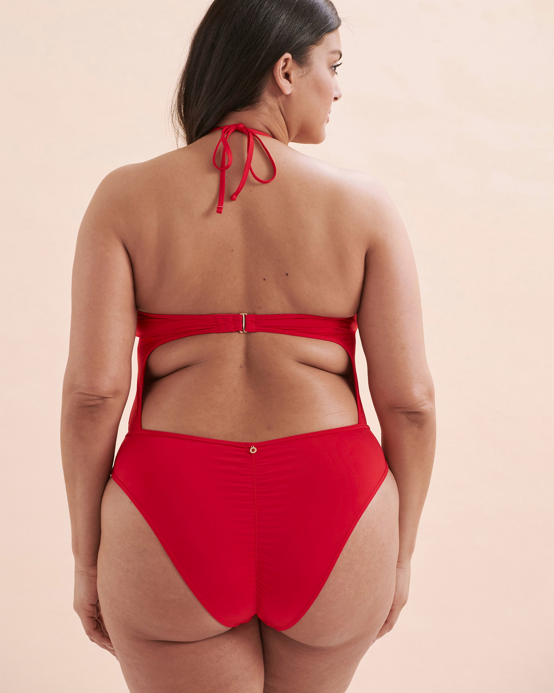 SEATONIC Cut-out One-piece Swimsuit Red 01400064 - View11