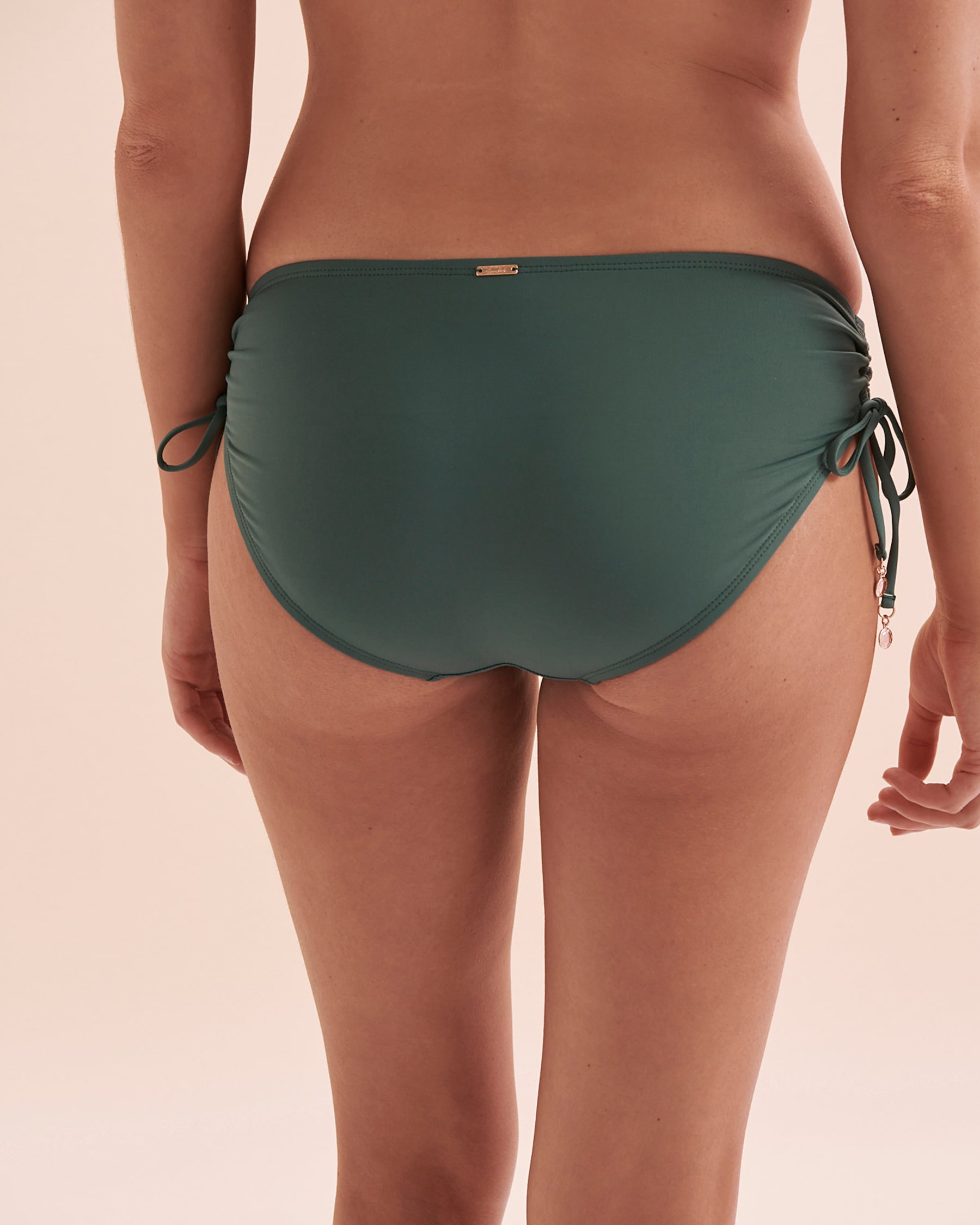 ANNE COLE Bas de bikini noué aux hanches Alex Live In Color Vert MYMB30001 - View2