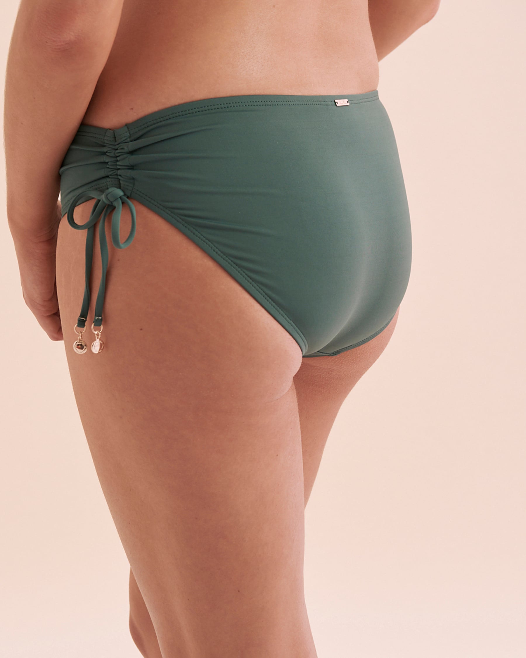ANNE COLE Bas de bikini noué aux hanches Alex Live In Color Vert MYMB30001 - View3