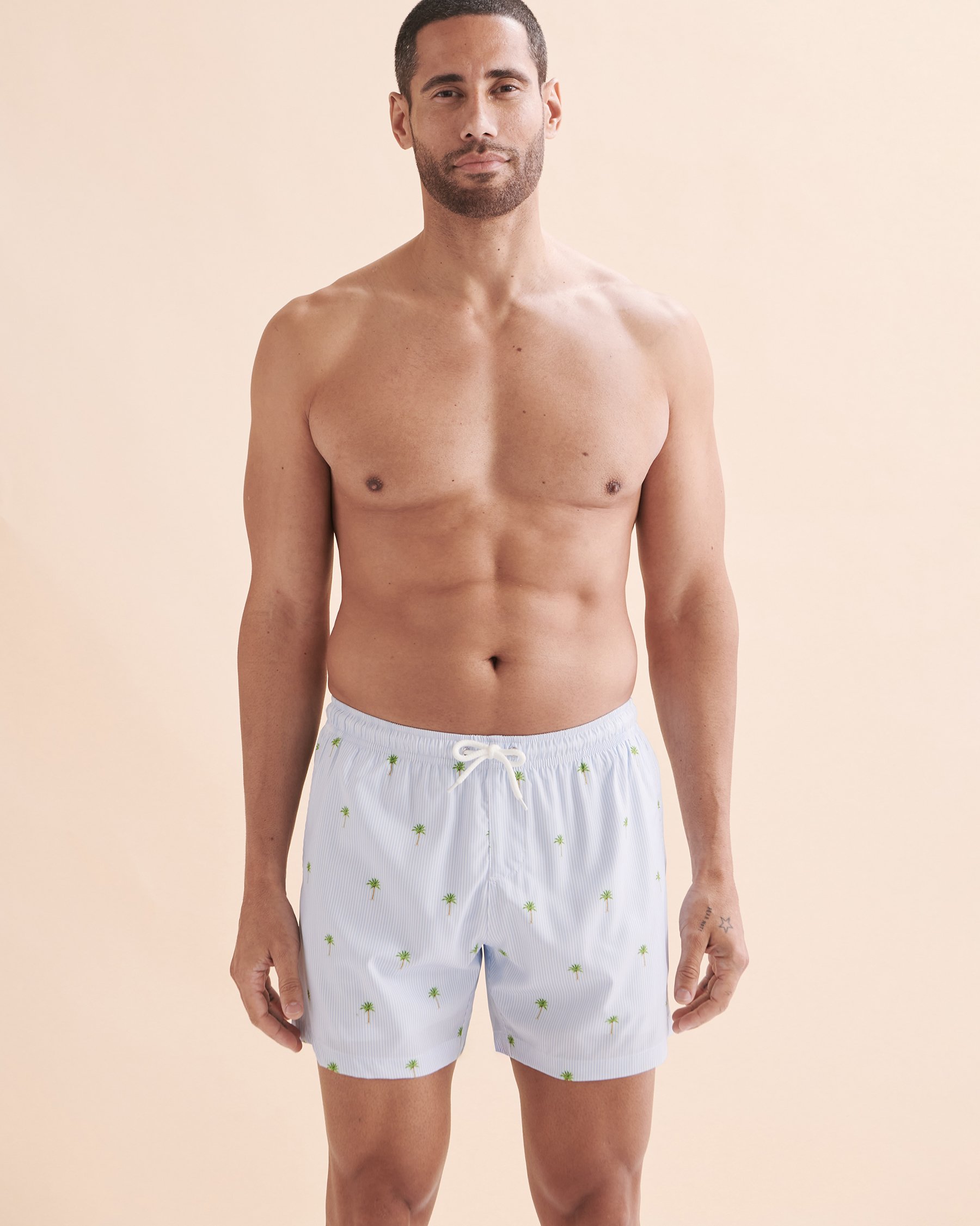 BERMIES Palm Stripes Volley Swimsuit Palm Tree Stripes PALM STRIPES - View6