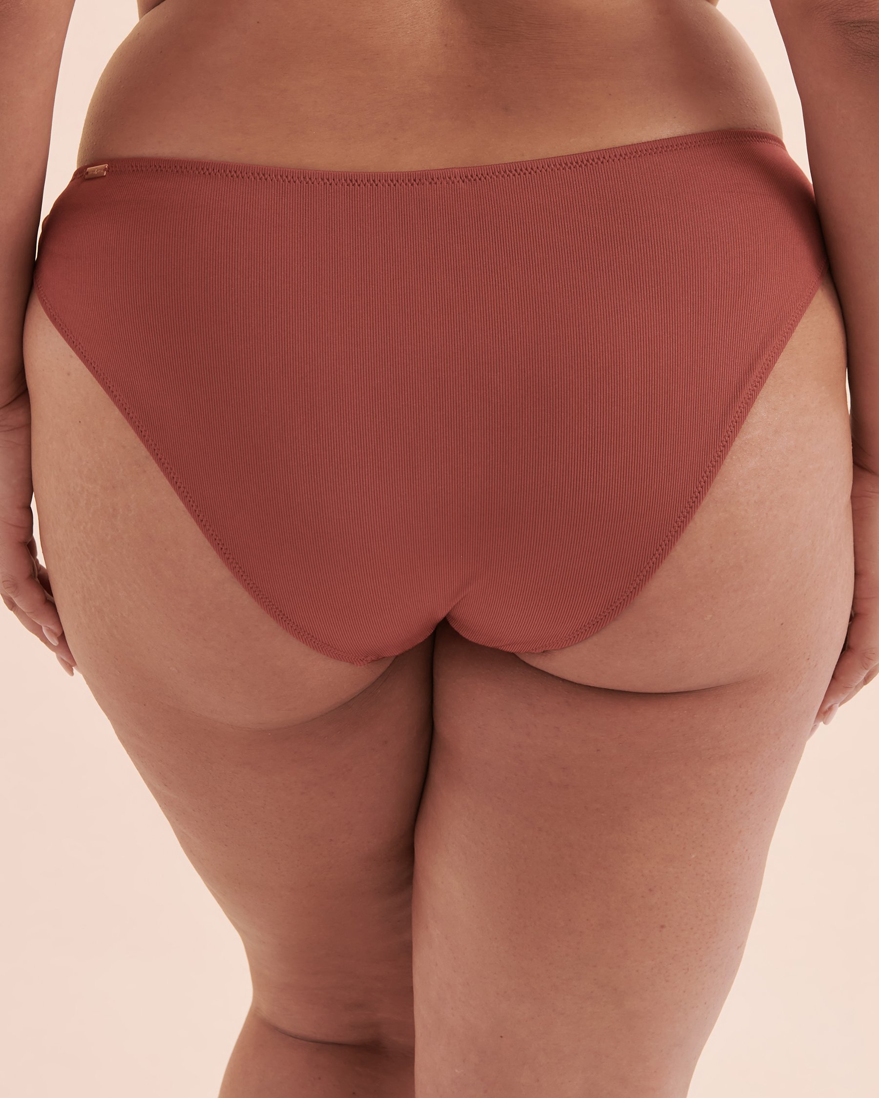 SANTEMARE Bas de bikini côtelé Casablanca Brun 01300313 - Voir9