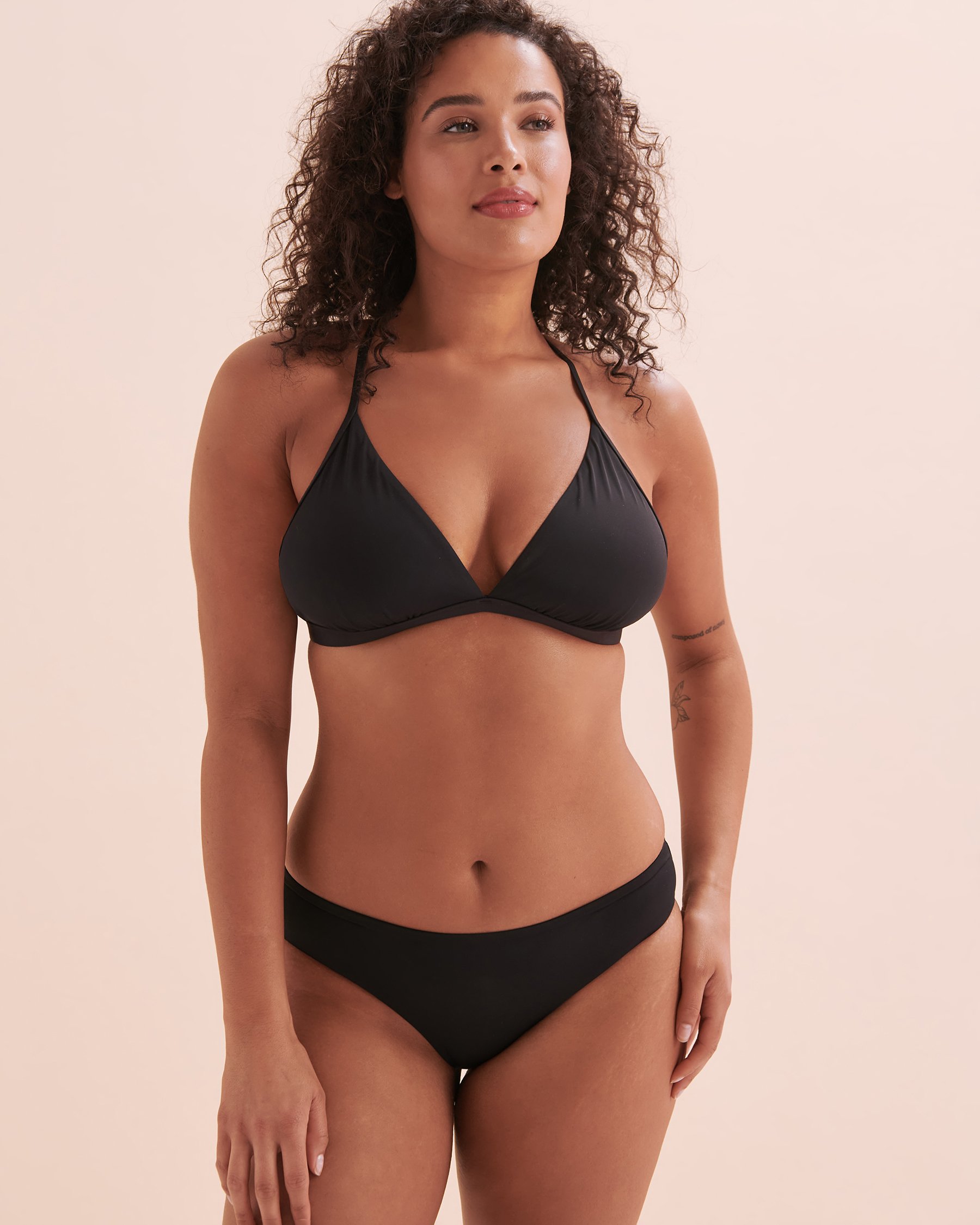 SKYE Bas de bikini Melanie Solid Noir SK436335 - Voir4