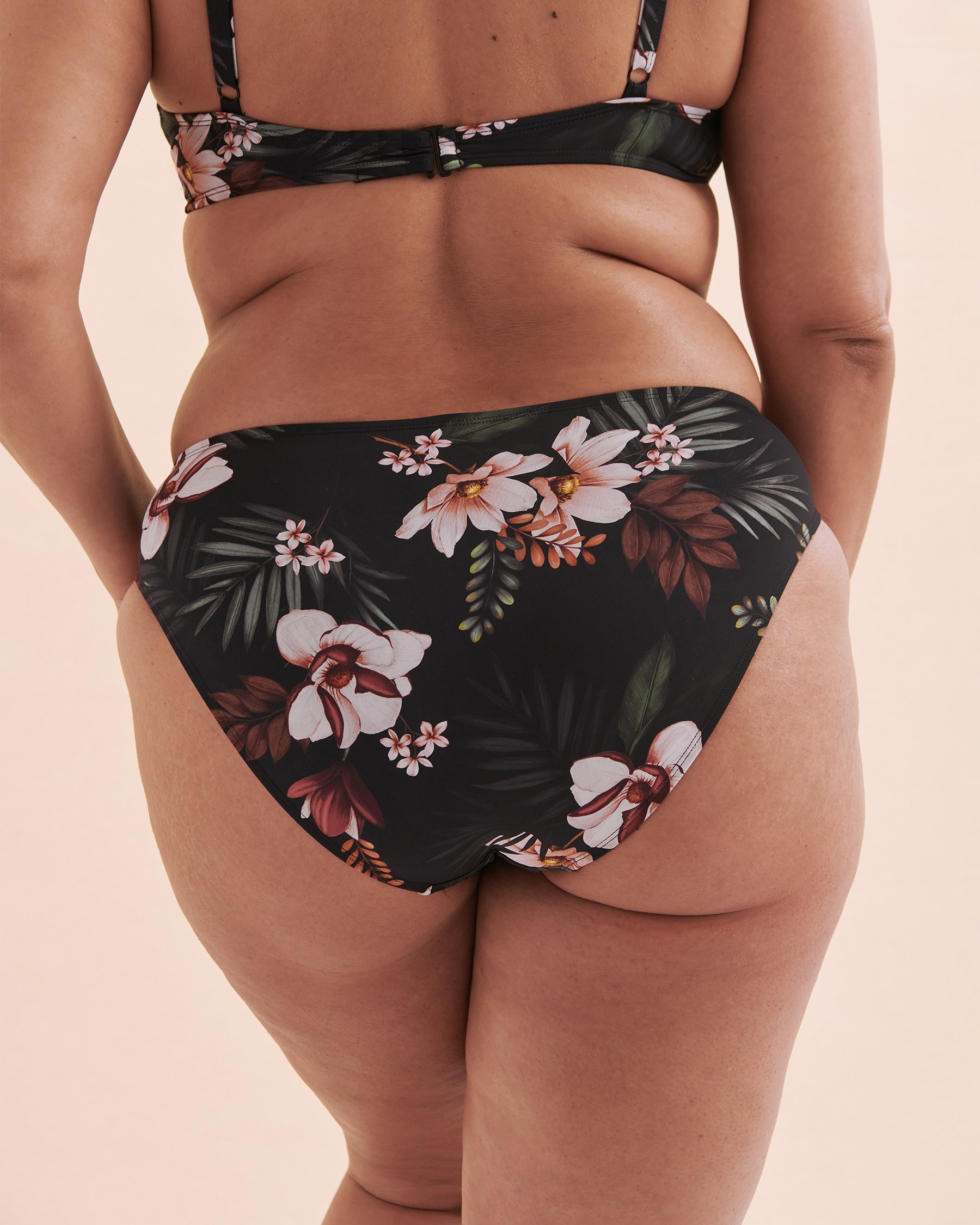 SKYE Bas de bikini taille mi-haute Summer Joy Floral noir SK769138 - Voir6