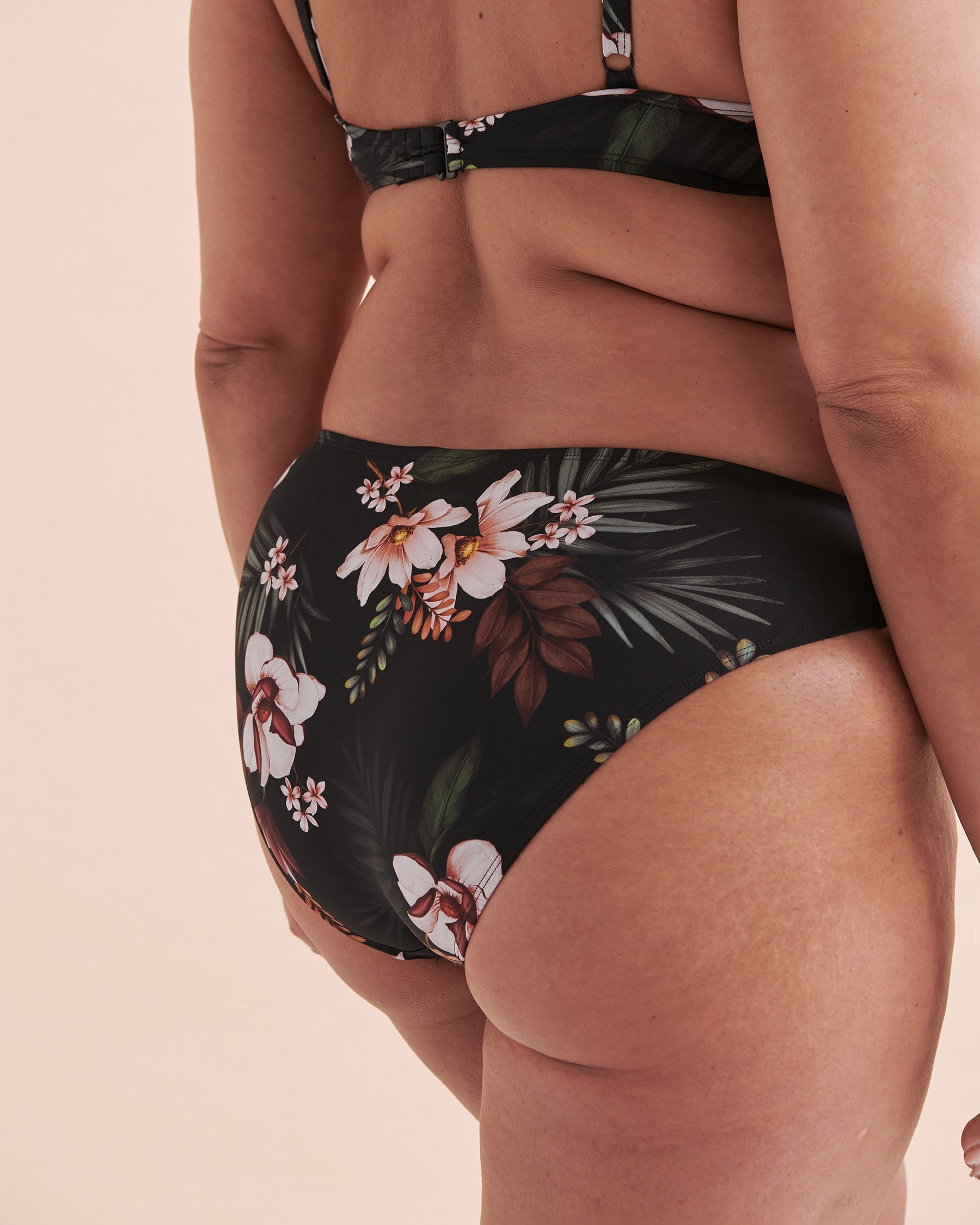 SKYE Bas de bikini taille mi-haute Summer Joy Floral noir SK769138 - Voir7