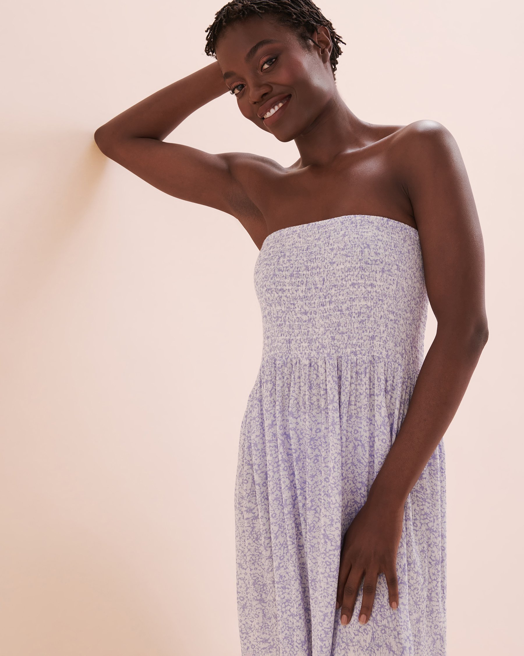 TROPIK Convertible Strapless Dress Ditsy Floral 02200061 - View12