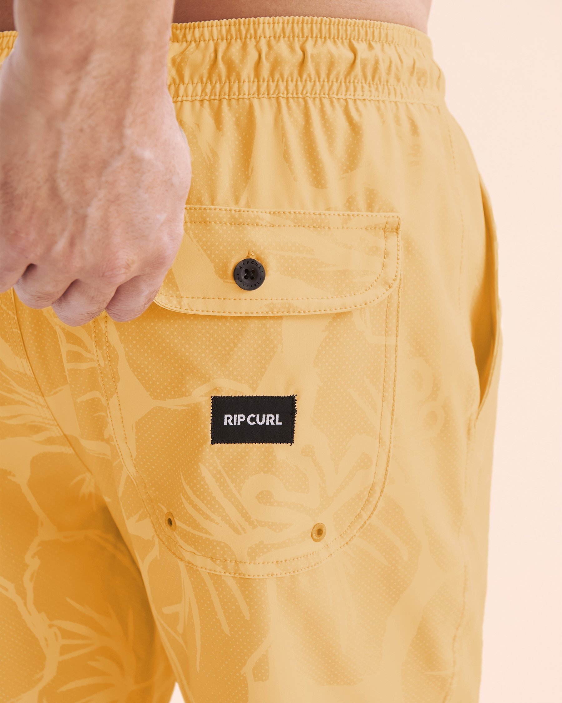 RIP CURL Maillot volley AOTS Cody Welsh Jaune 0BPMBO - Voir7