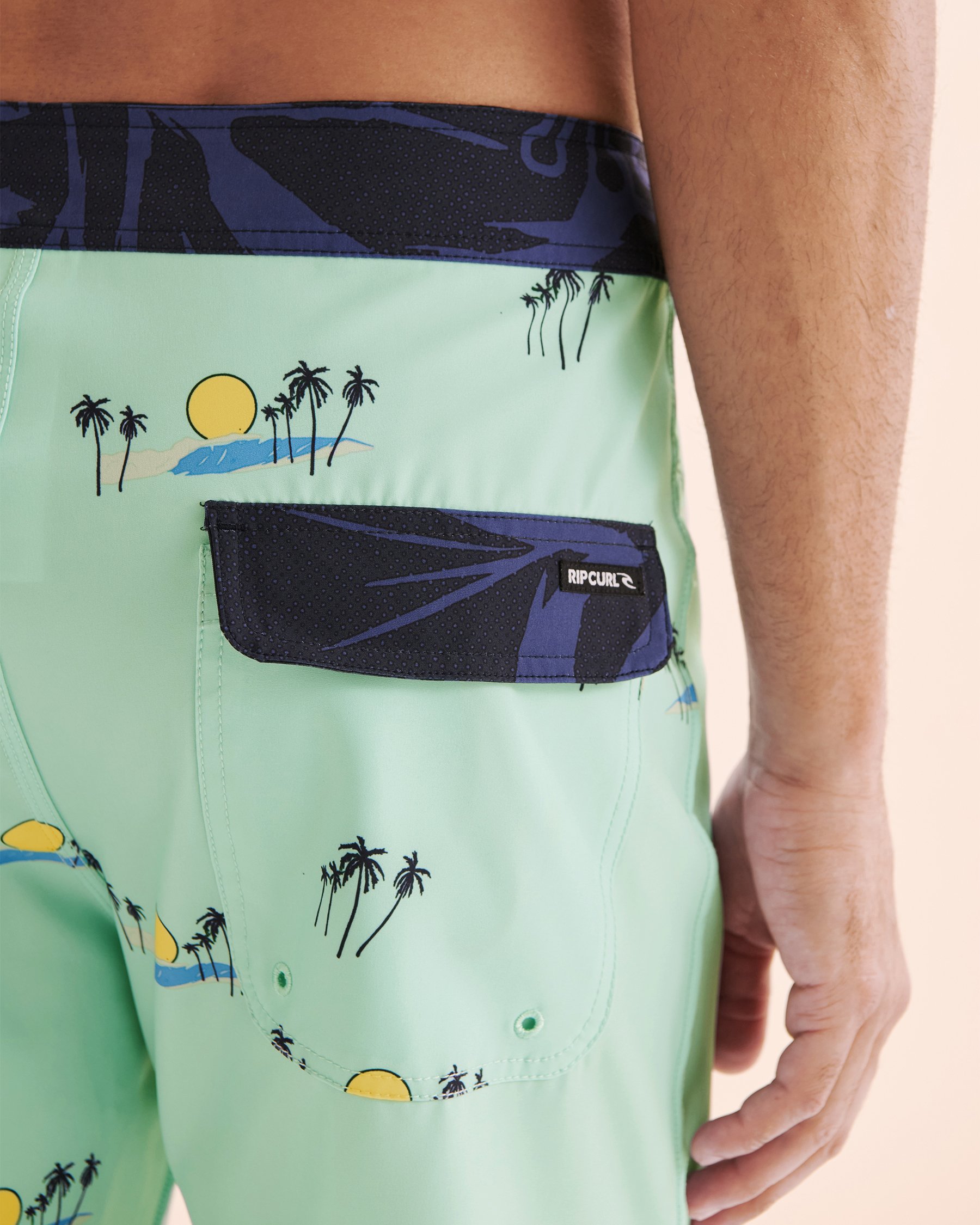 RIP CURL AOTS Mirage Cody Welsh Boardshort Swimsuit Aqua Blue 0BKMBO - View3