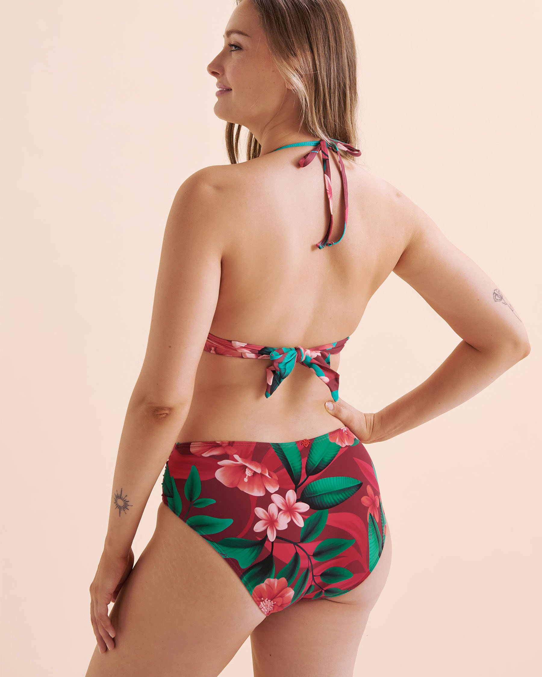 COSTA DEL REY Haut de bikini push-up triangle Floral rose 01100411 - View5