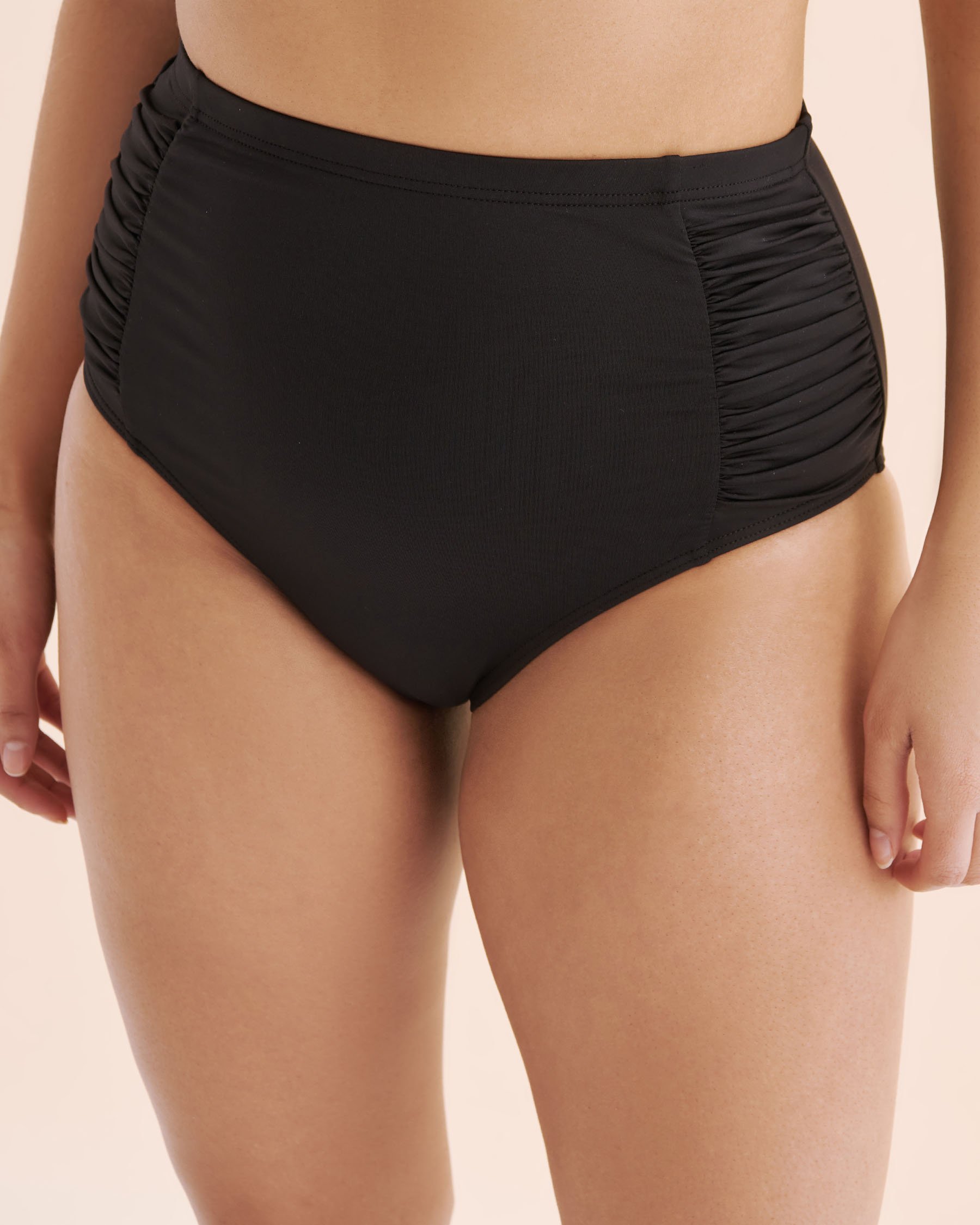 ARTESANDS Hues Botticelli High Waist Bikini Bottom Black AT4705P - View1