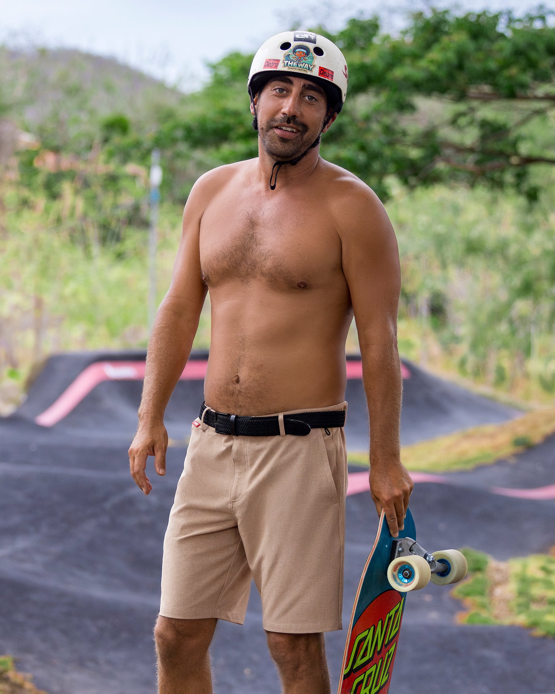 HAMABE Hybrid Shorts Light Khaki 03100038 - View2