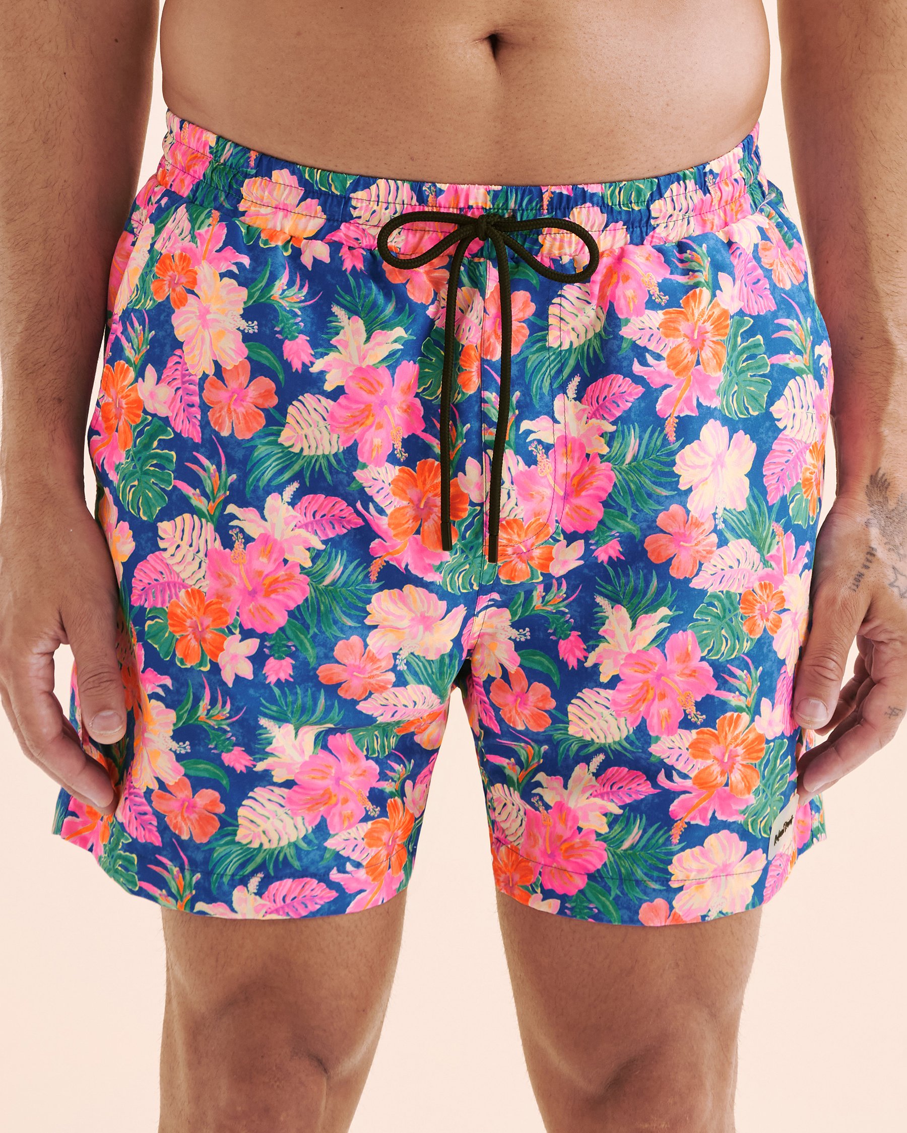 KULANI KINIS Maillot Volley Electric Palms Bleu TRUNK110ELPA - Voir8