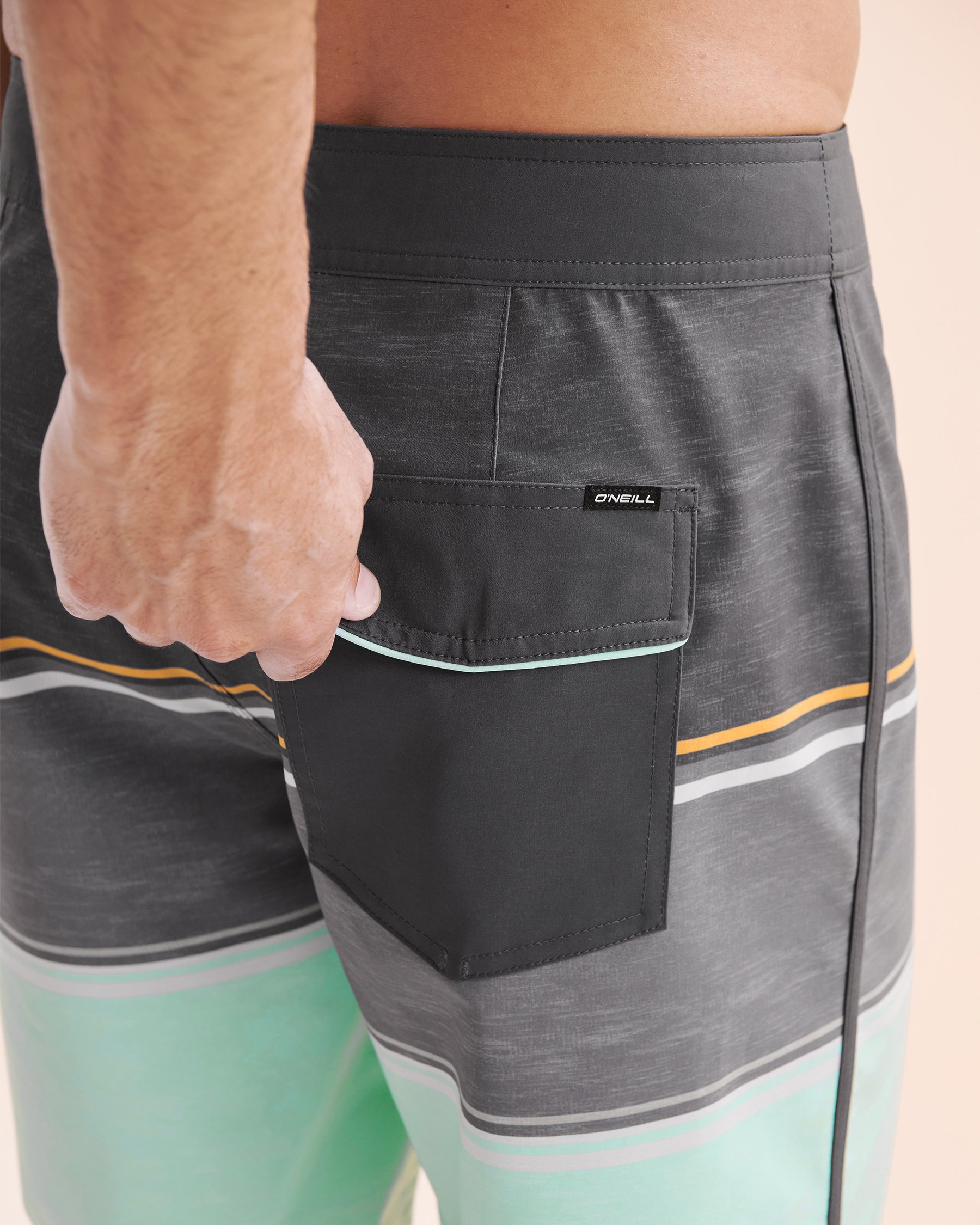 O'NEILL Lennox Scallop 19'' Boardshort Swimsuit Graphite Grey SP5106011 - View7