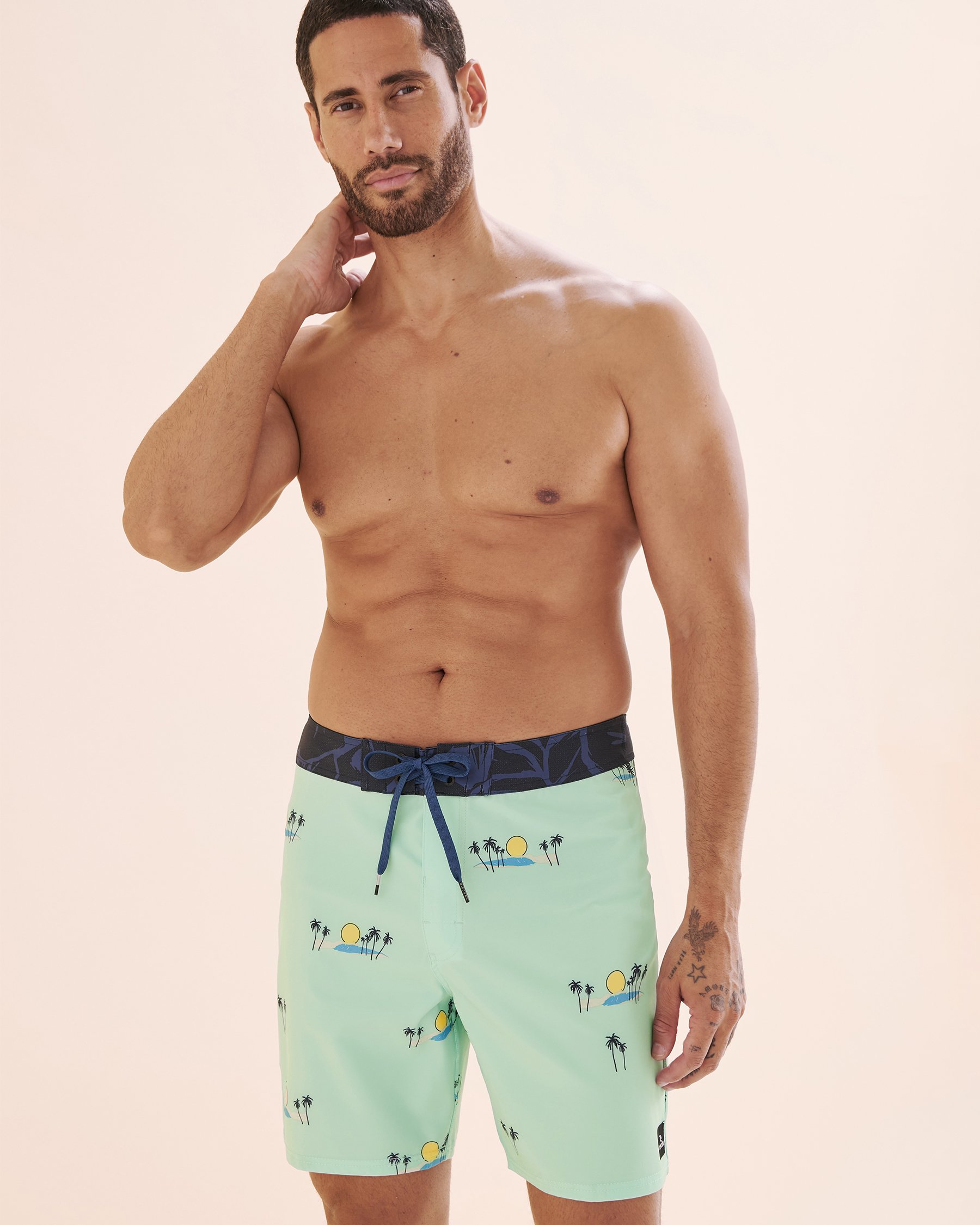 RIP CURL Maillot boardshort AOTS Mirage Cody Welsh Bleu Aqua 0BKMBO - Voir4