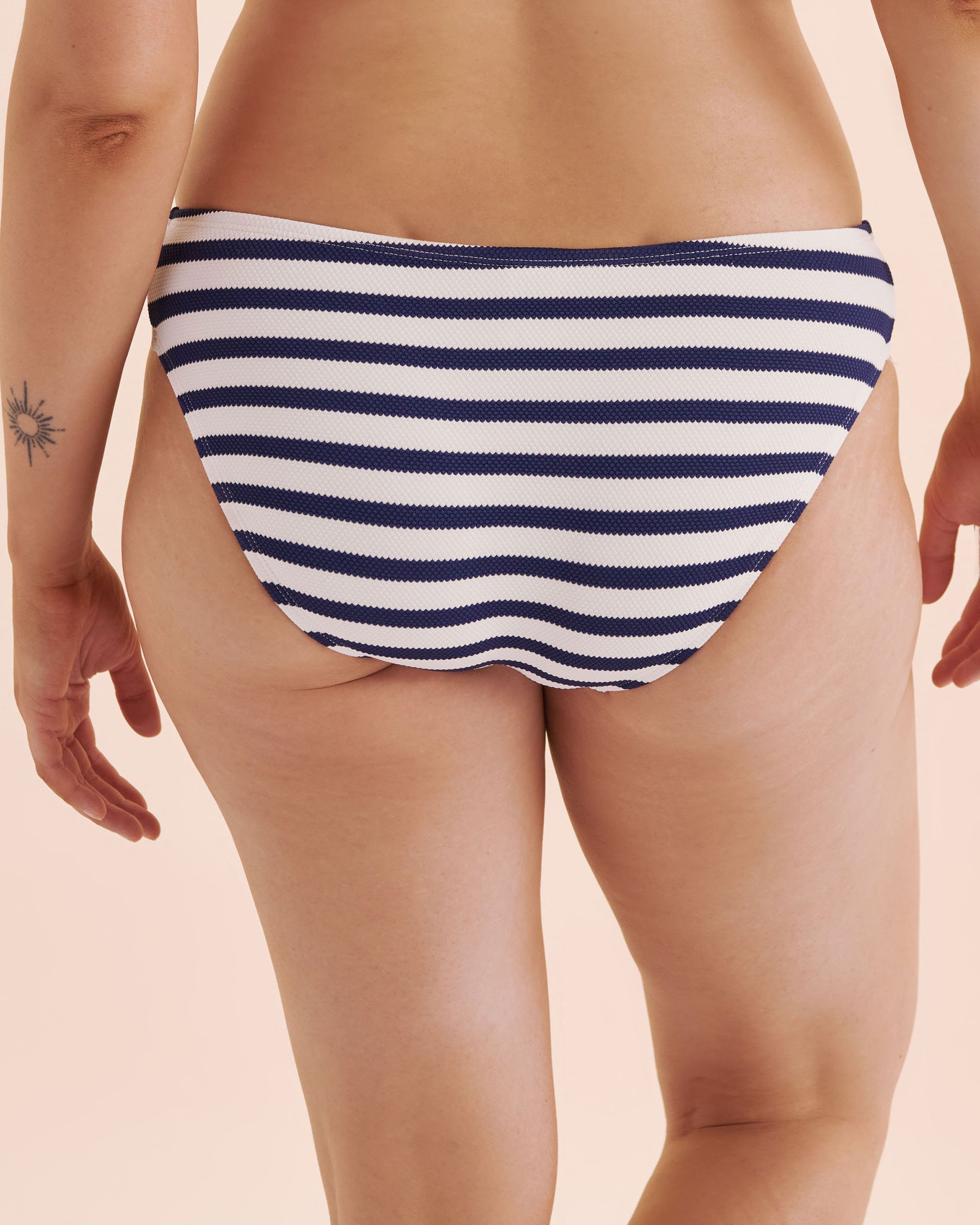 SKYE Bas de bikini taille basse Nautik Melanie Noir et blanc SK78635 - Voir9