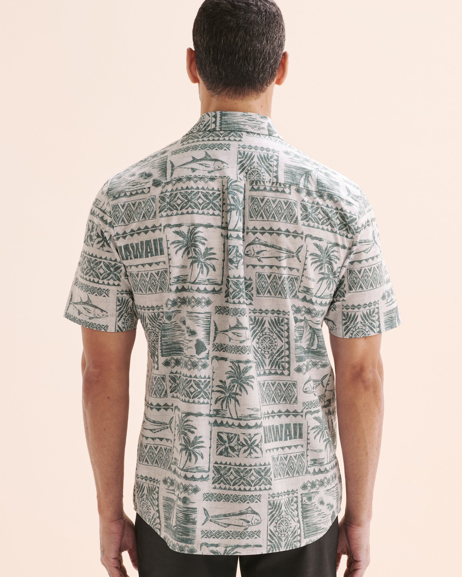 O'NEILL Trvlr Upf Traverse Hawai Short Sleeve Shirt White SP5104104 - View2