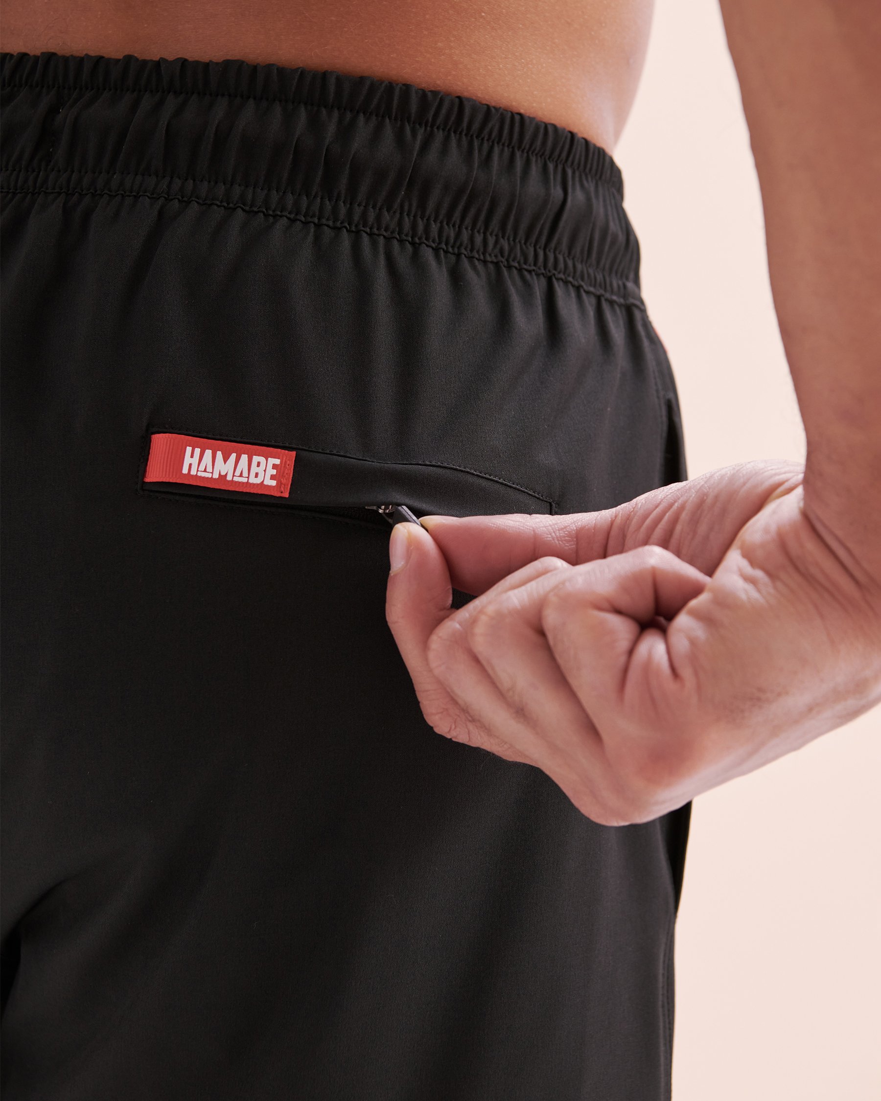 HAMABE Short volley avec doublure confort Noir 03100057 - Voir3