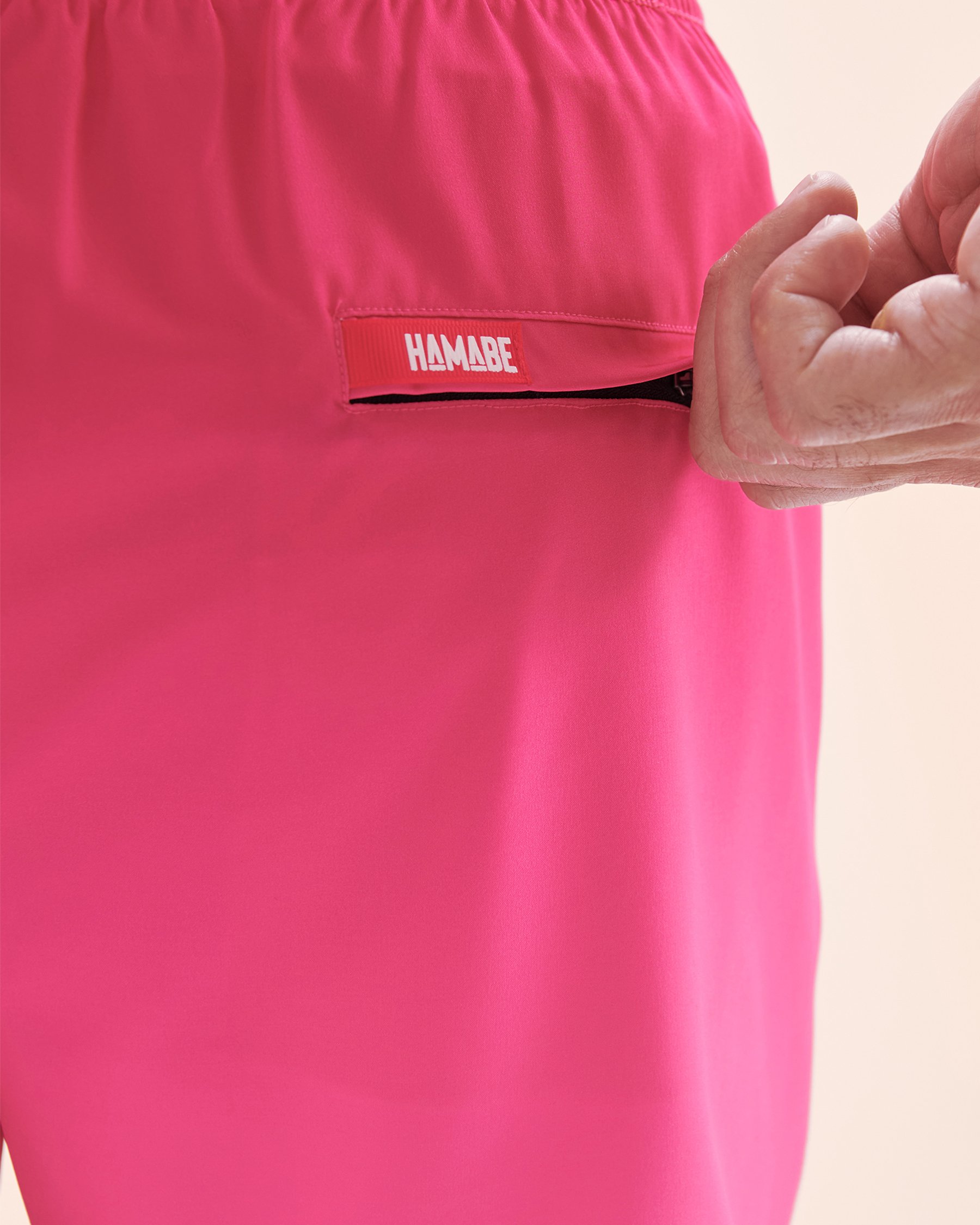 HAMABE Volley Swimsuit with Long Lining Ombre Pink 03100054 - View5