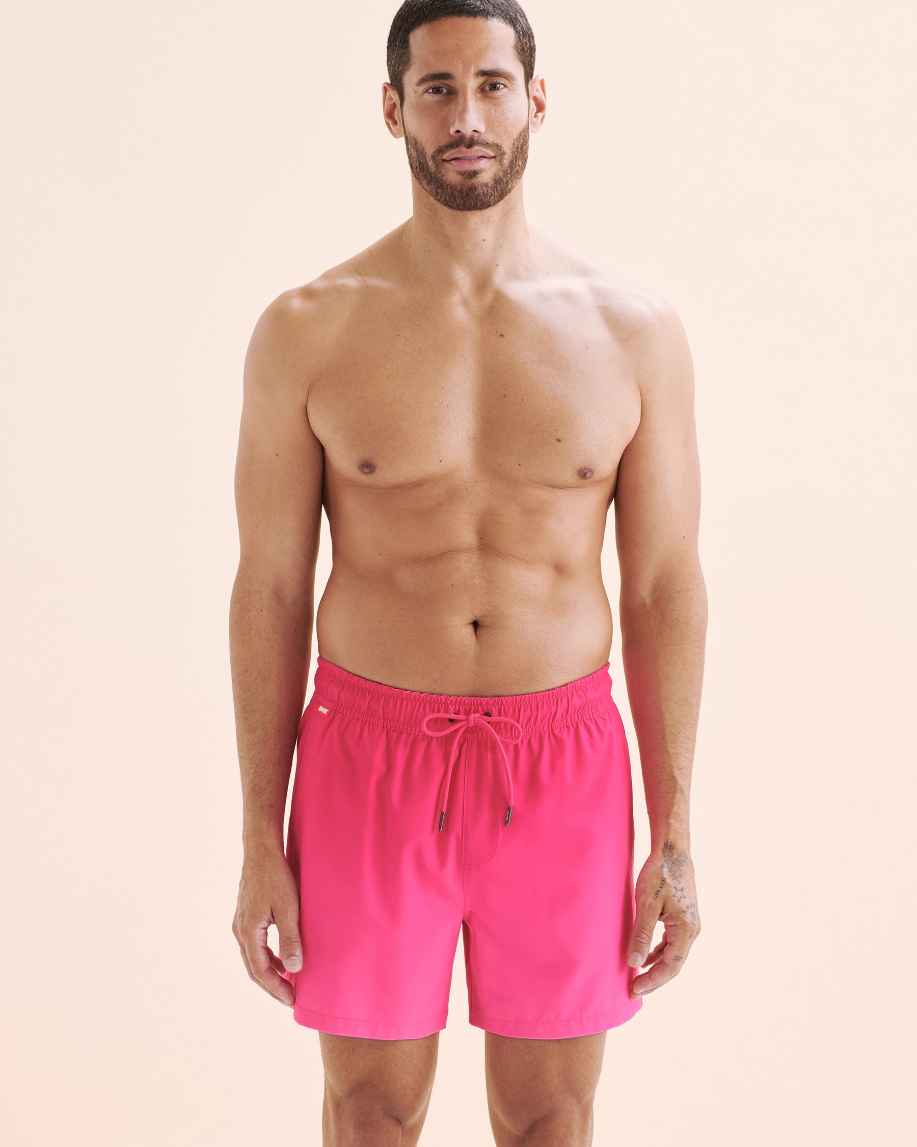 HAMABE Volley Swimsuit with Long Lining Ombre Pink 03100054 - View7