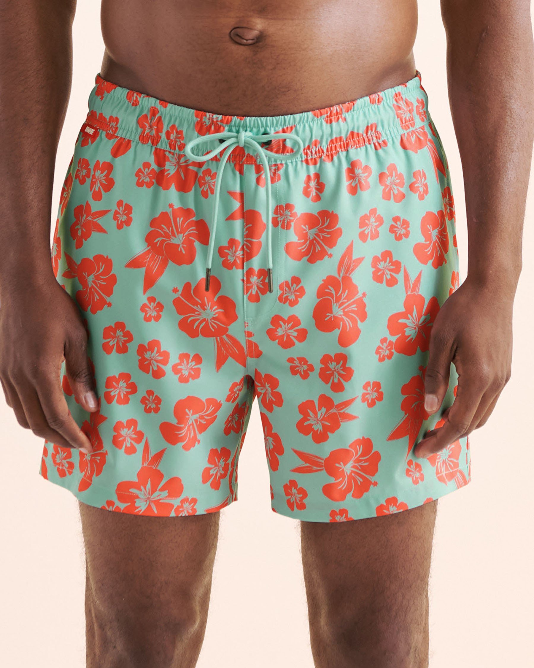 HAMABE Maillot volley à doublure compressive Bleu frais 03100056 - Voir1