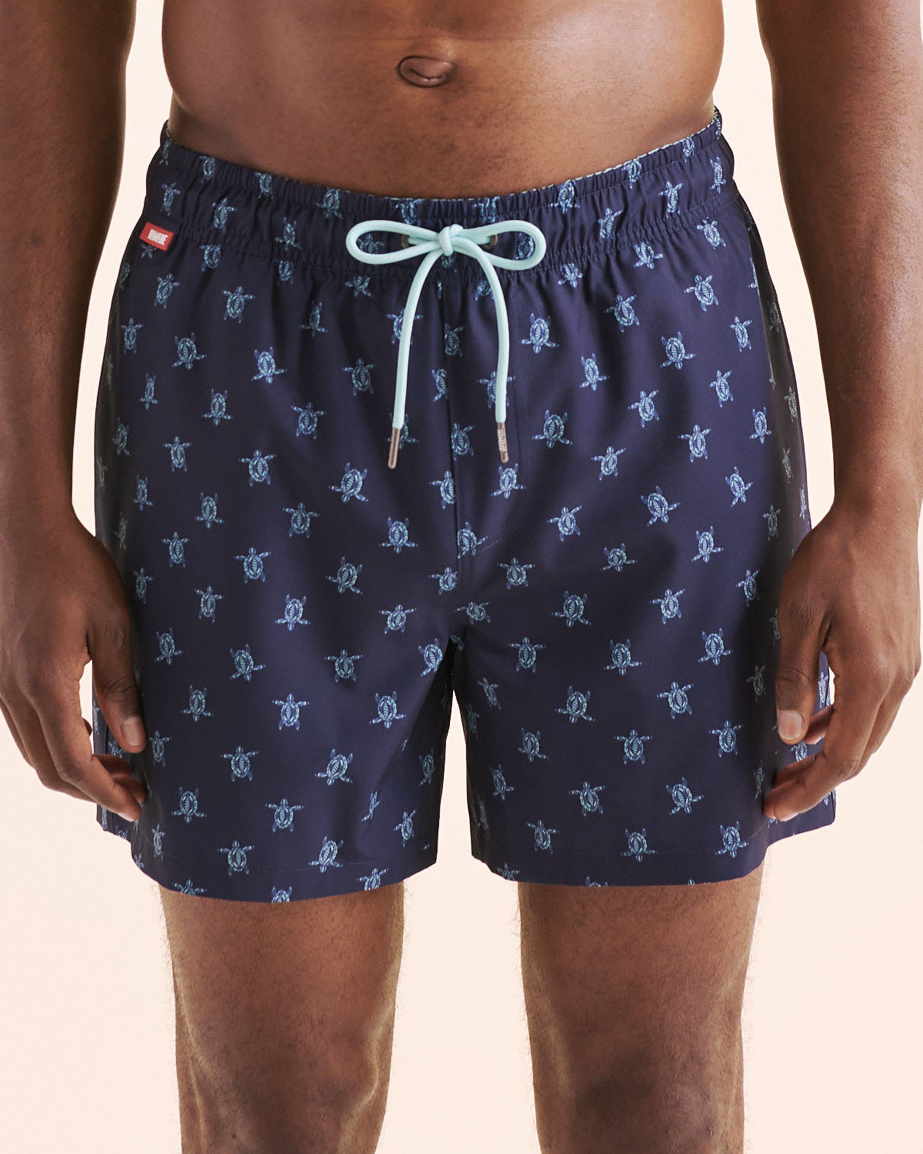 HAMABE Compressive Liner Volley Swimsuit Maritime Blue 03100056 - View1