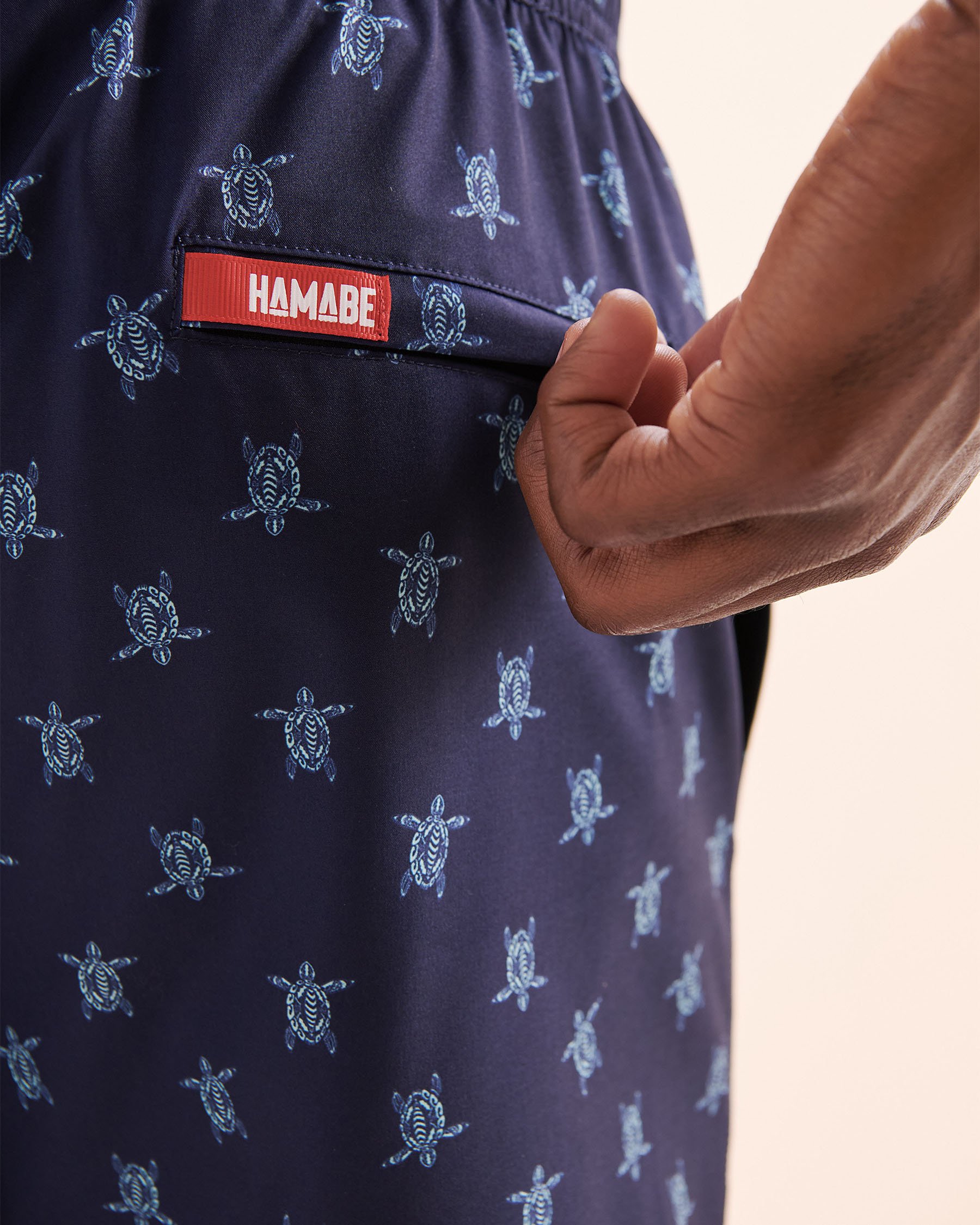 HAMABE Compressive Liner Volley Swimsuit Maritime Blue 03100056 - View4