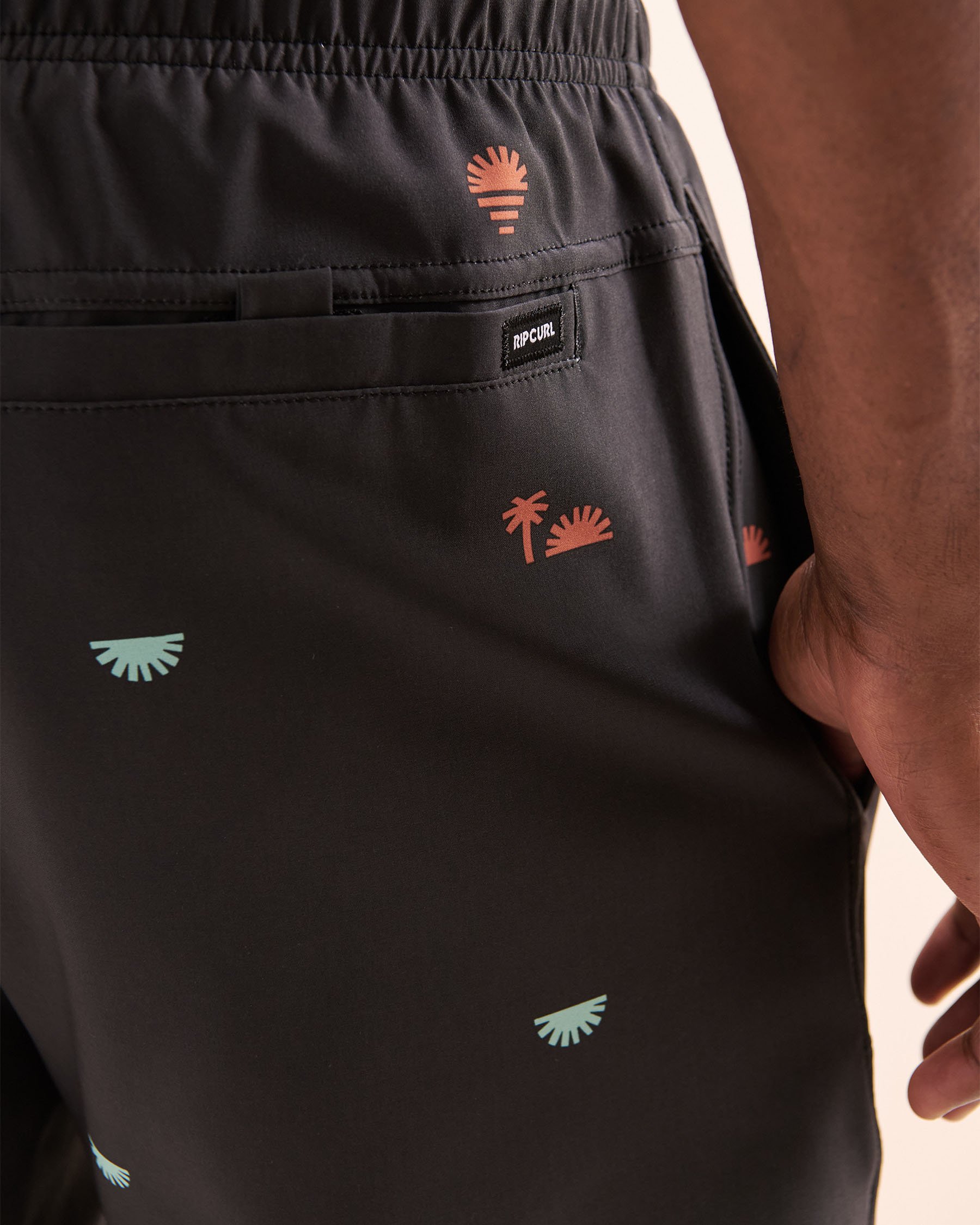 RIP CURL Maillot volley Fun Times Noir 09GMBO - Voir3