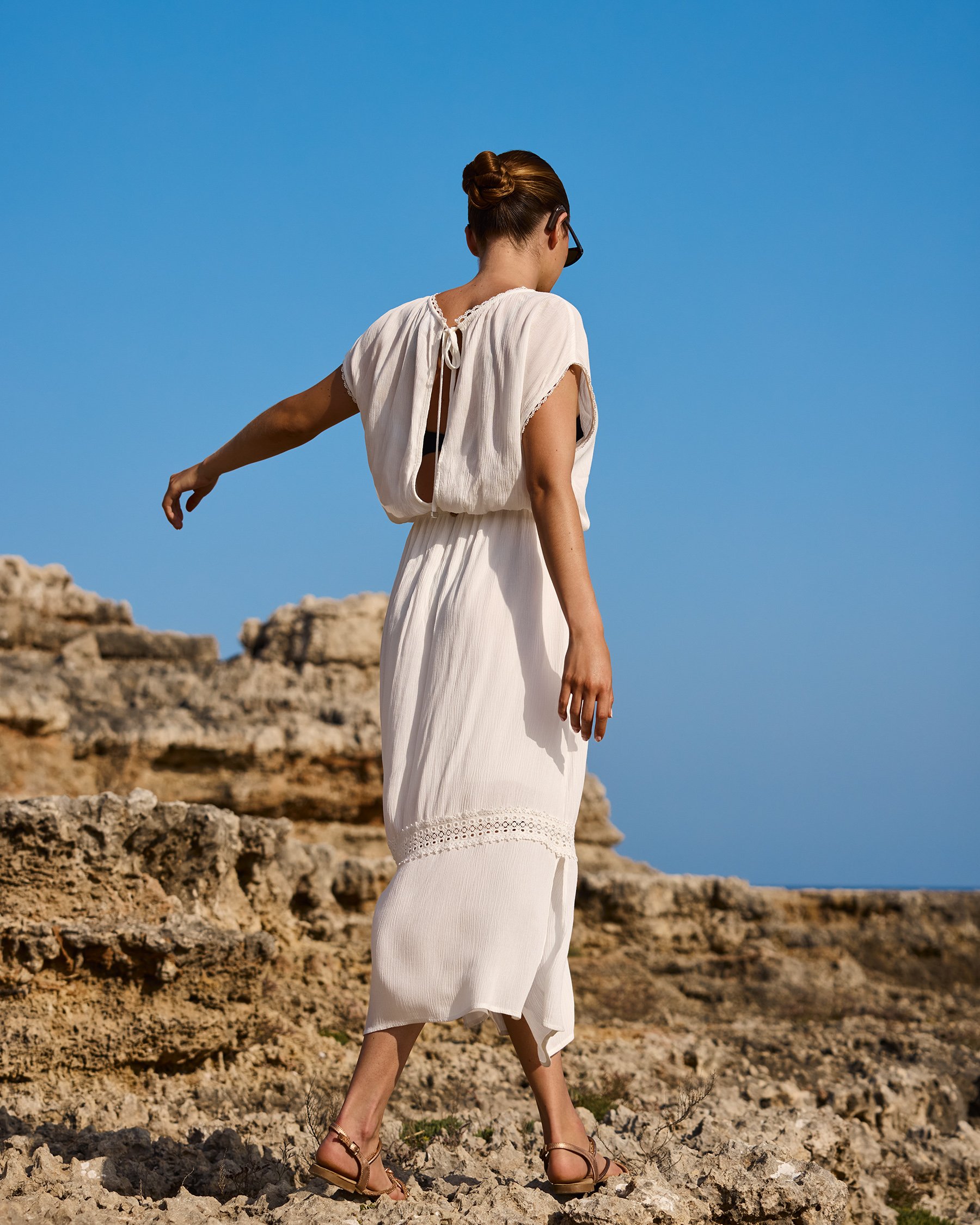 OFF THE BEACH Robe longue Blanc 02300164 - View1