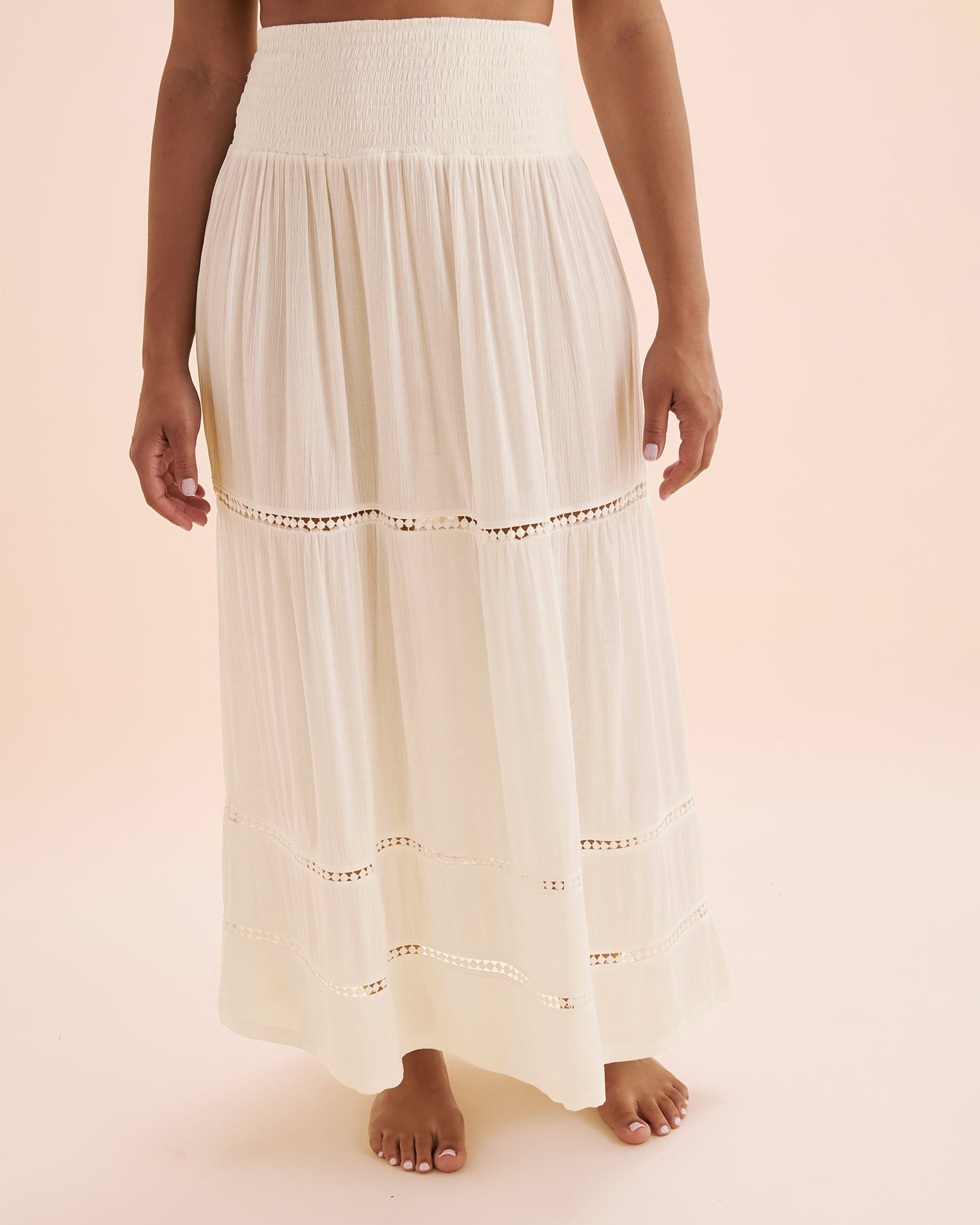 OFF THE BEACH Maxi Skirt White 02200092 - View4
