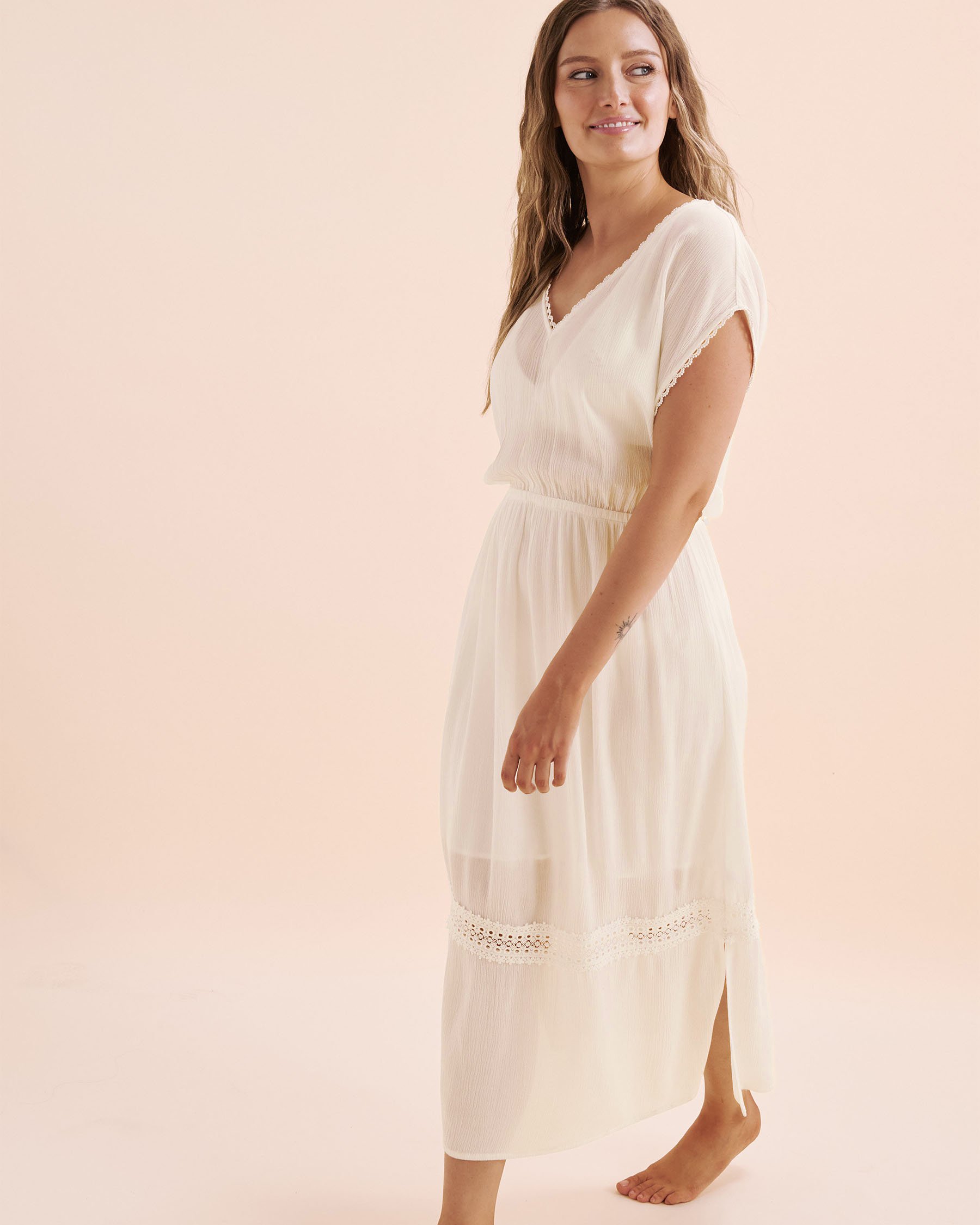 OFF THE BEACH Robe longue Blanc 02300164 - View7