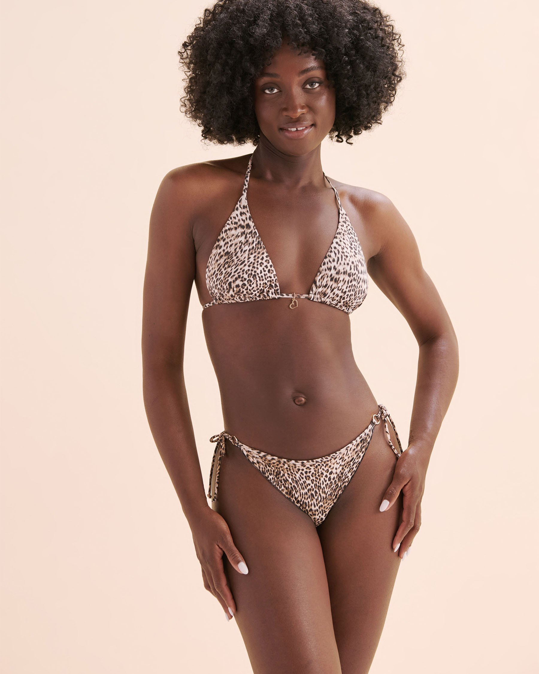 BODY GLOVE Primal Shanaya Triangle Bikini Top Leopard 39666100 - View4