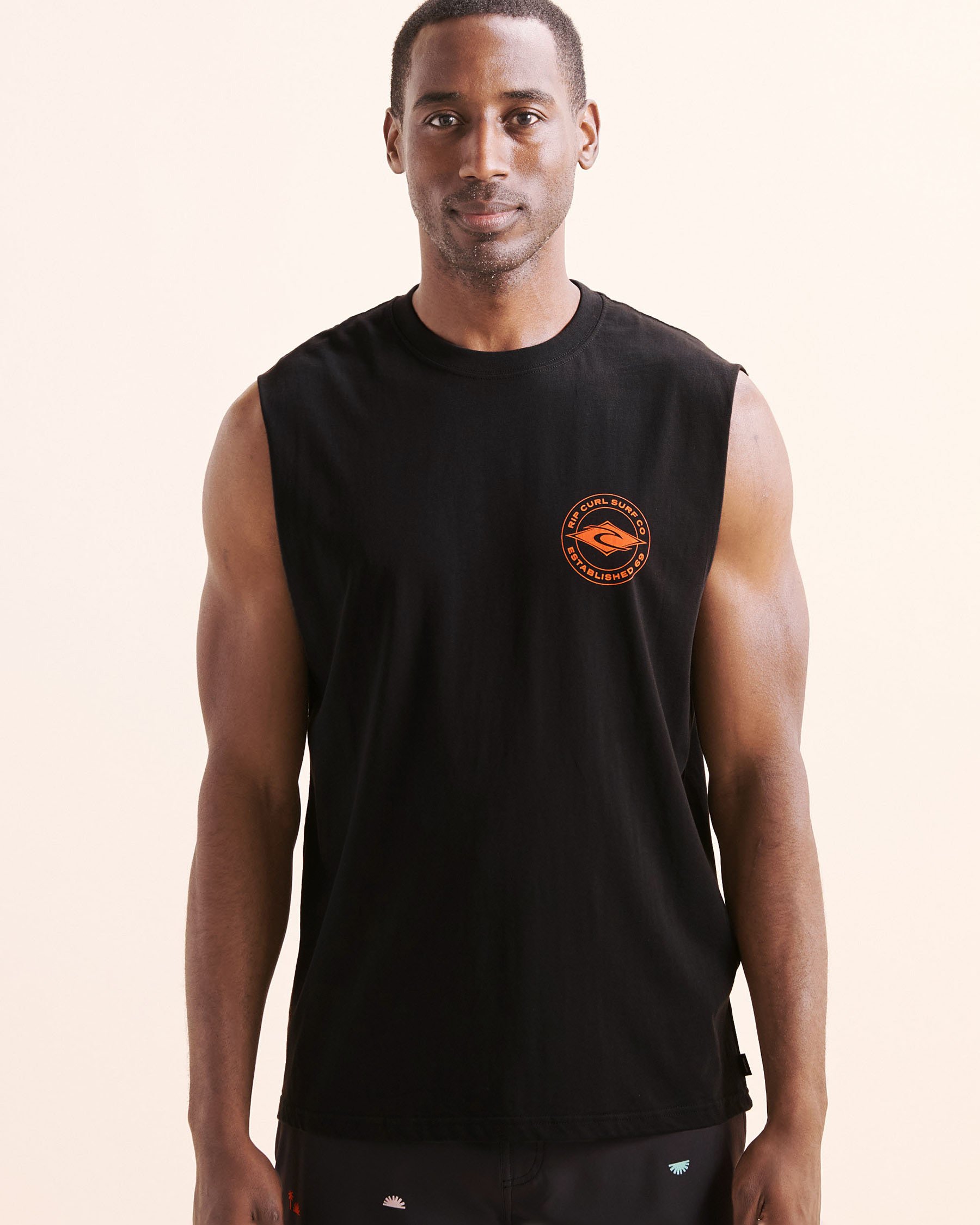 RIP CURL Camisole Staple Muscle Noir 0VAMTE - View1