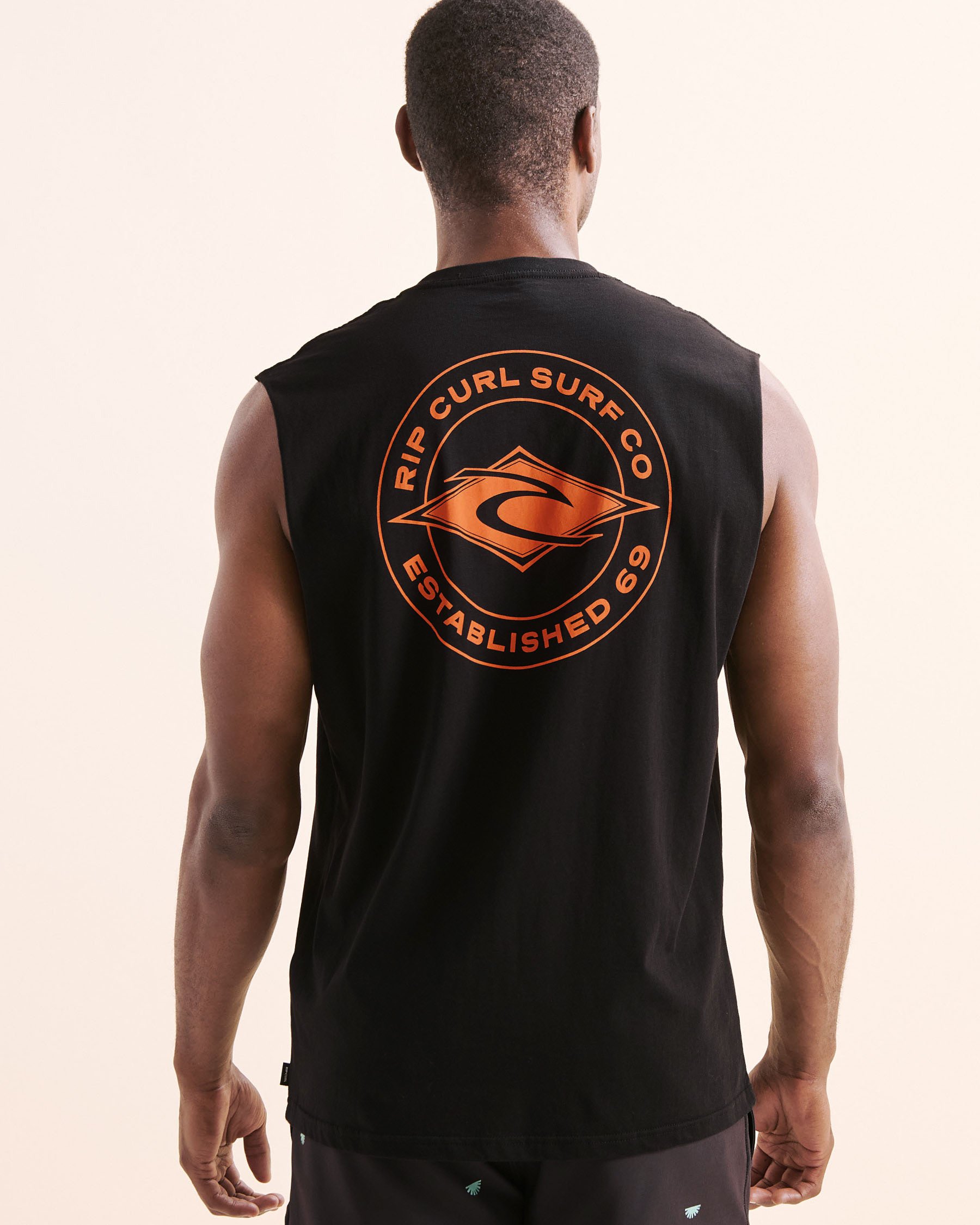 RIP CURL Camisole Staple Muscle Noir 0VAMTE - View2