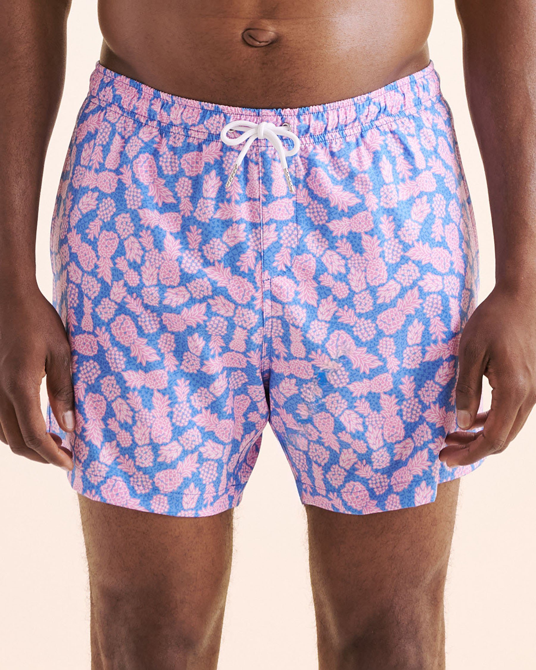 BERMIES Classic Pineapple Swimsuit with Mesh Liner Blue PNE3.0-CLAL - View1