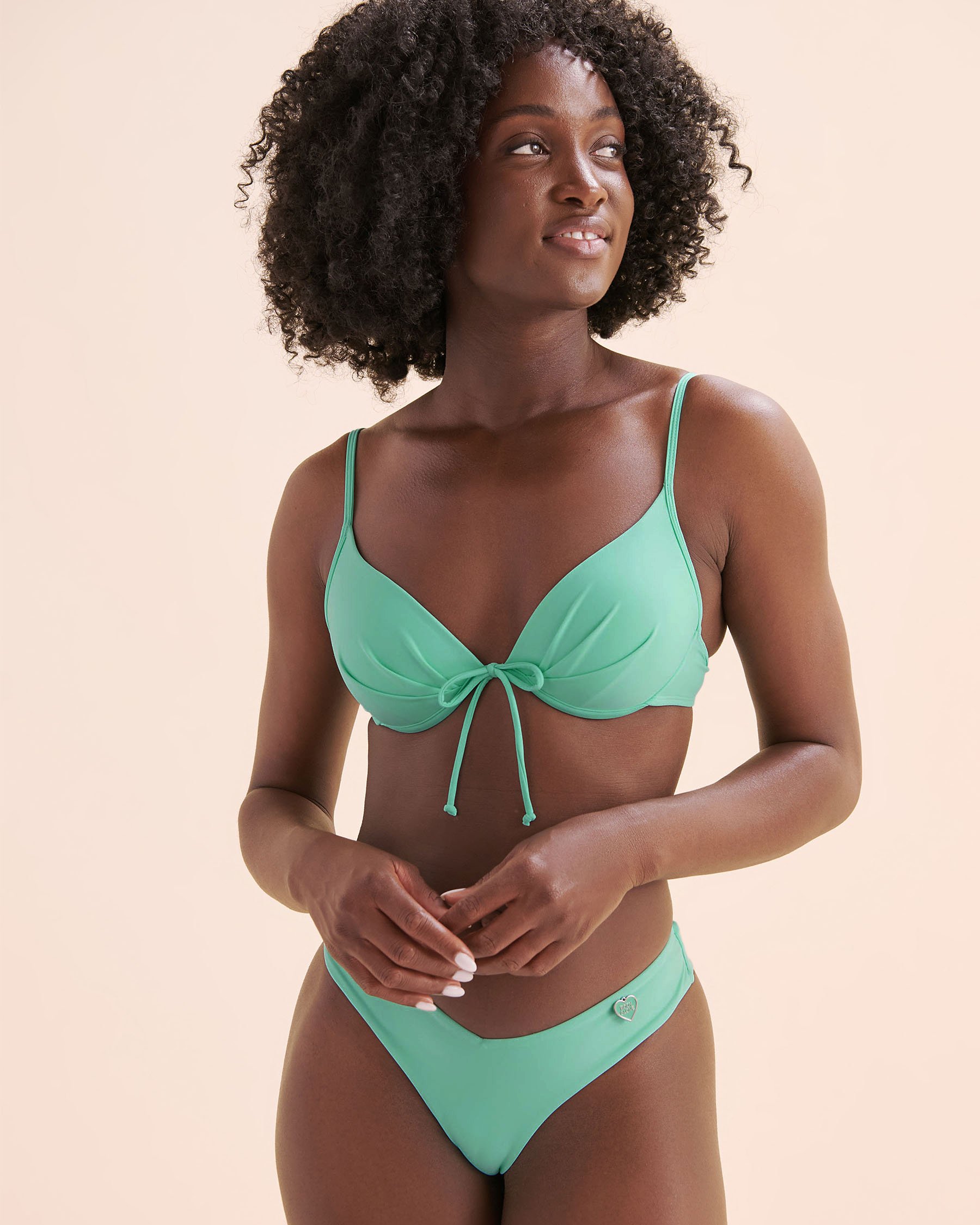BODY GLOVE Smoothies Greta Push Up Bikini Top Green 3950622 - View4