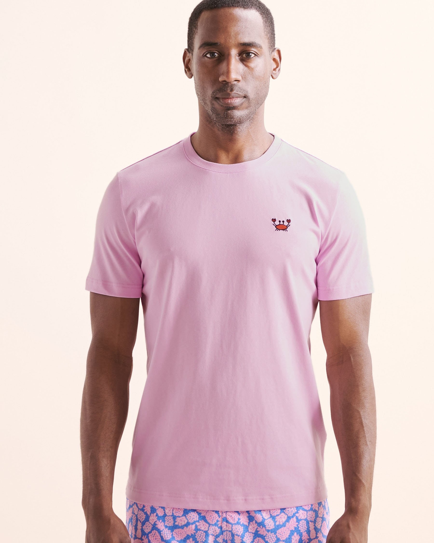 BERMIES Crab T-shirt Pink PKCRAB-TSH - View4