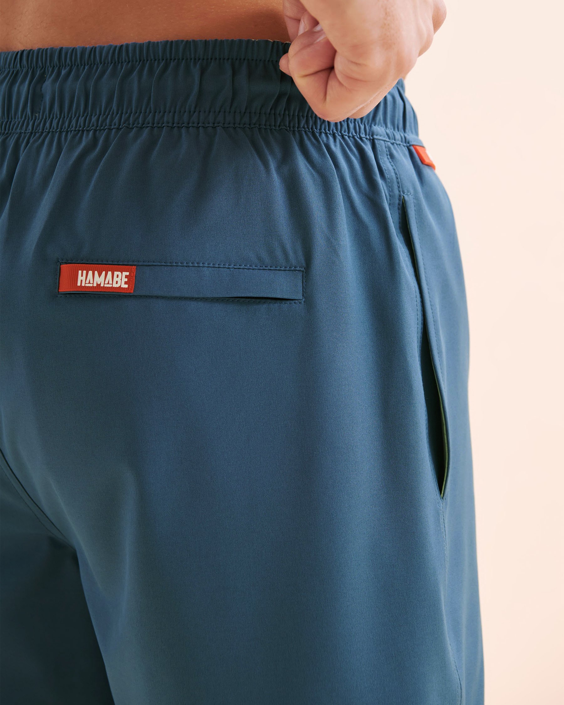 HAMABE Compression Liner Volley Swimsuit Blue 03100060 - View4