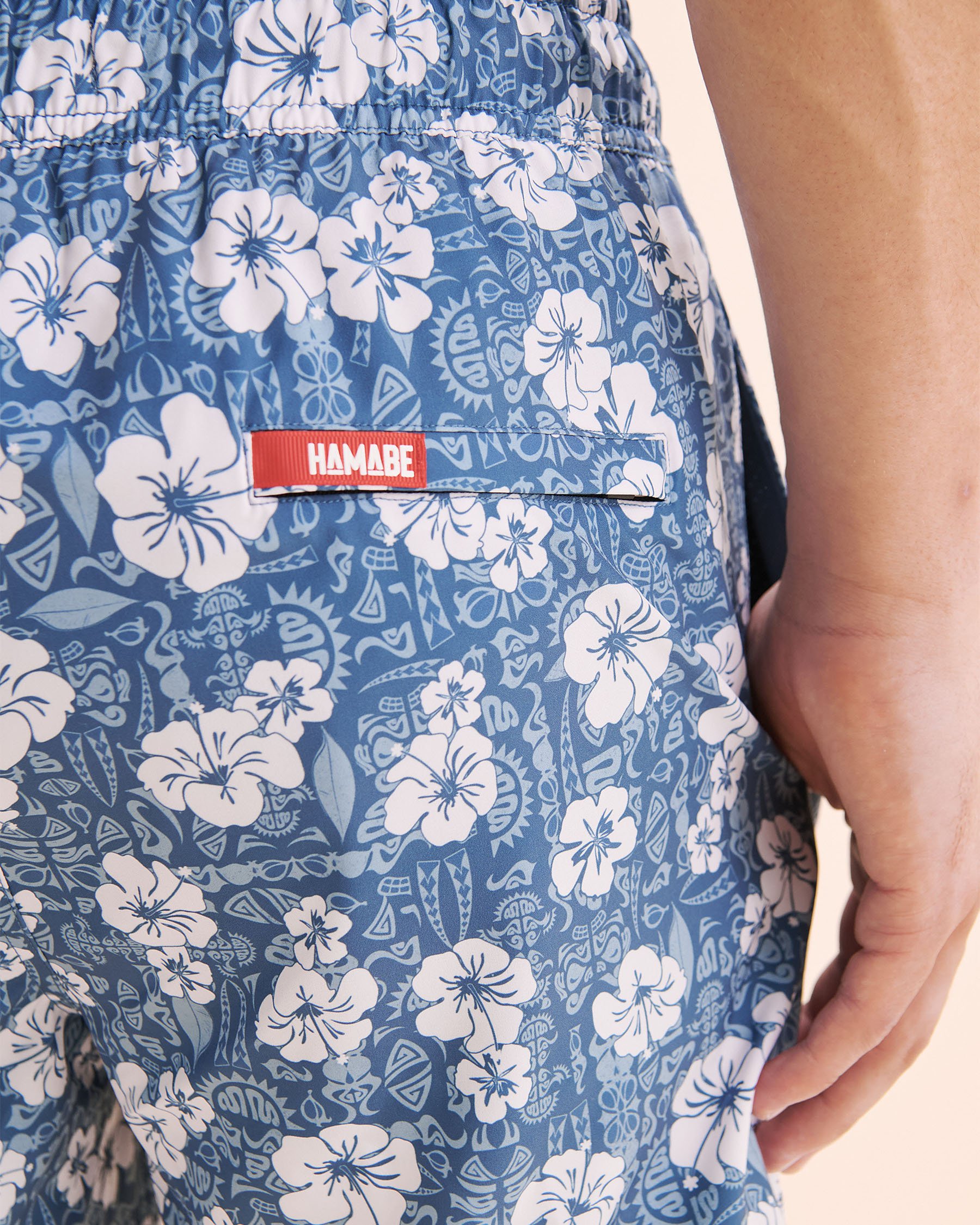 HAMABE Comfort Liner Volley Swimsuit Blue 03100061 - View3