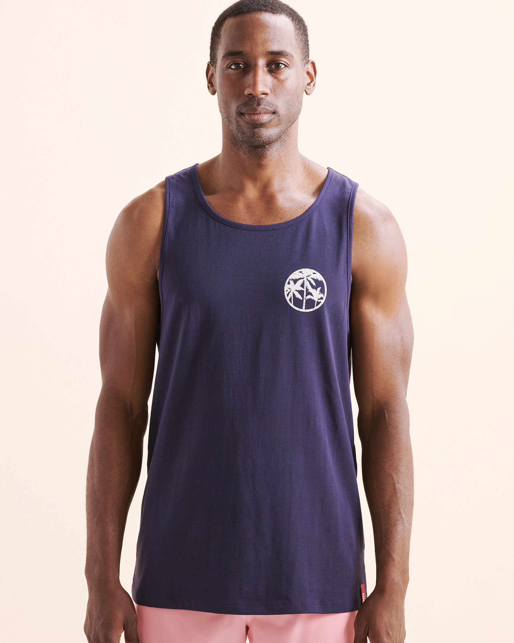 HAMABE Tank Top Maritime Blue 04100038 - View4
