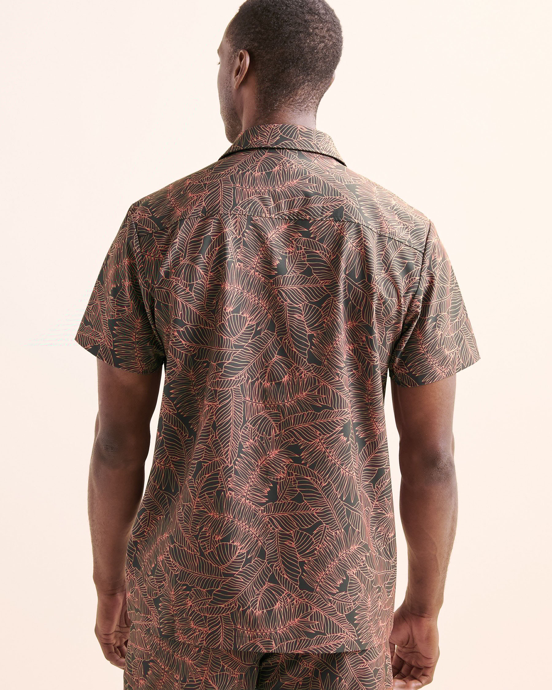 HAMABE Chemise à manches courtes Gris 04100040 - Voir4