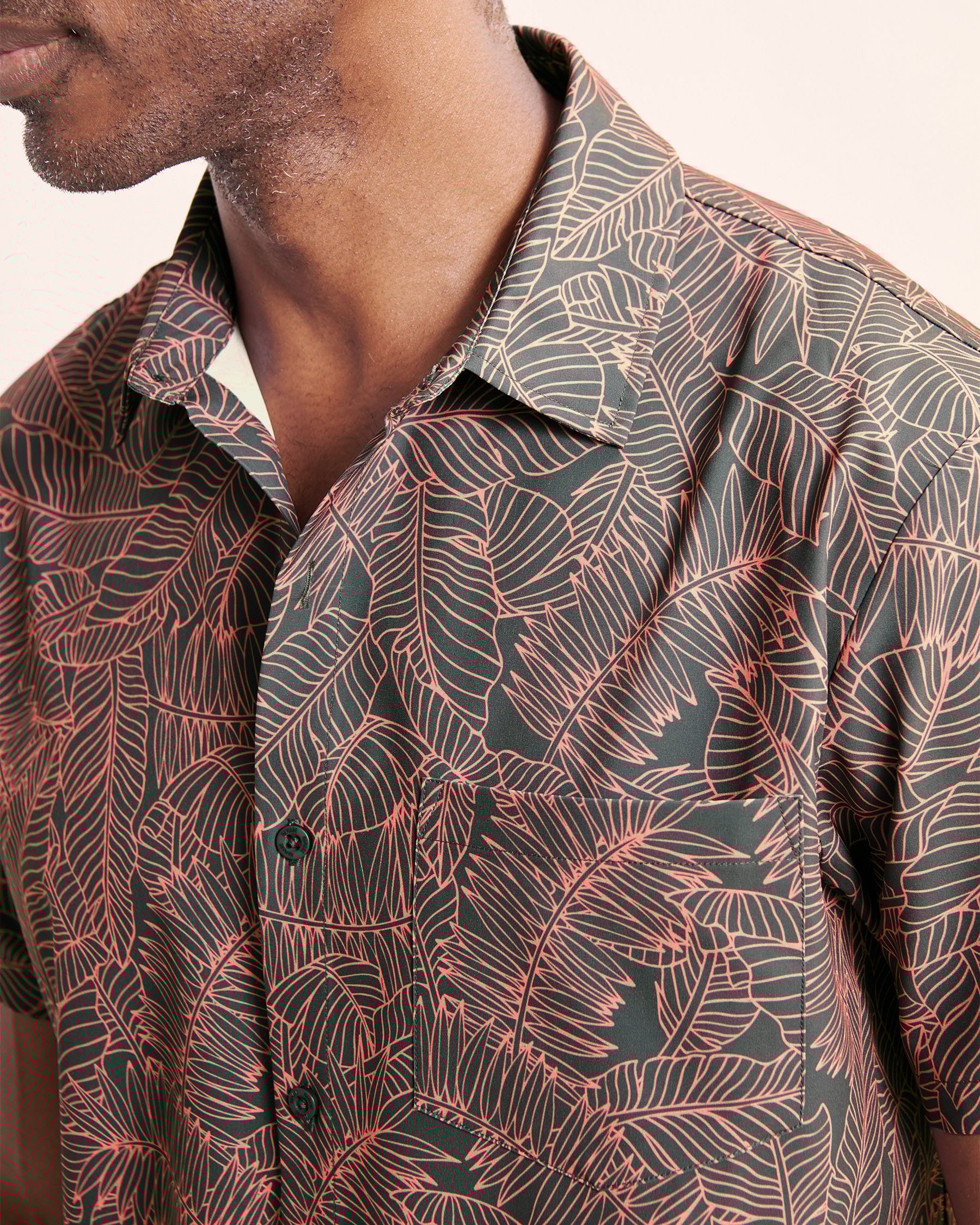 HAMABE Chemise à manches courtes Gris 04100040 - Voir5