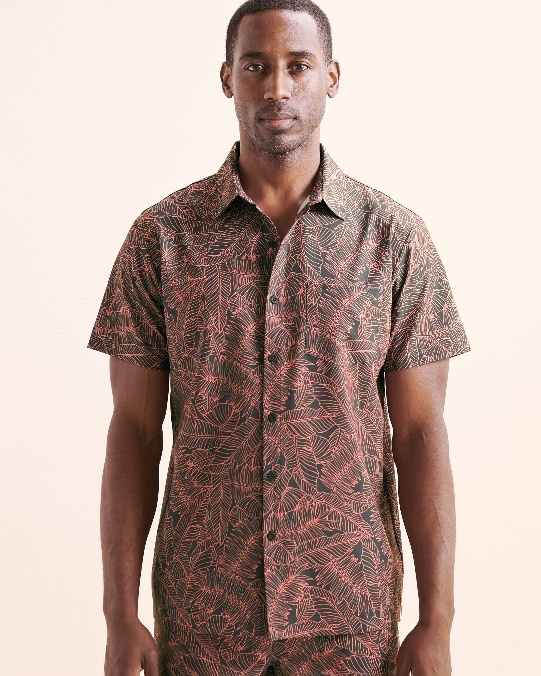 HAMABE Chemise à manches courtes Gris 04100040 - Voir6