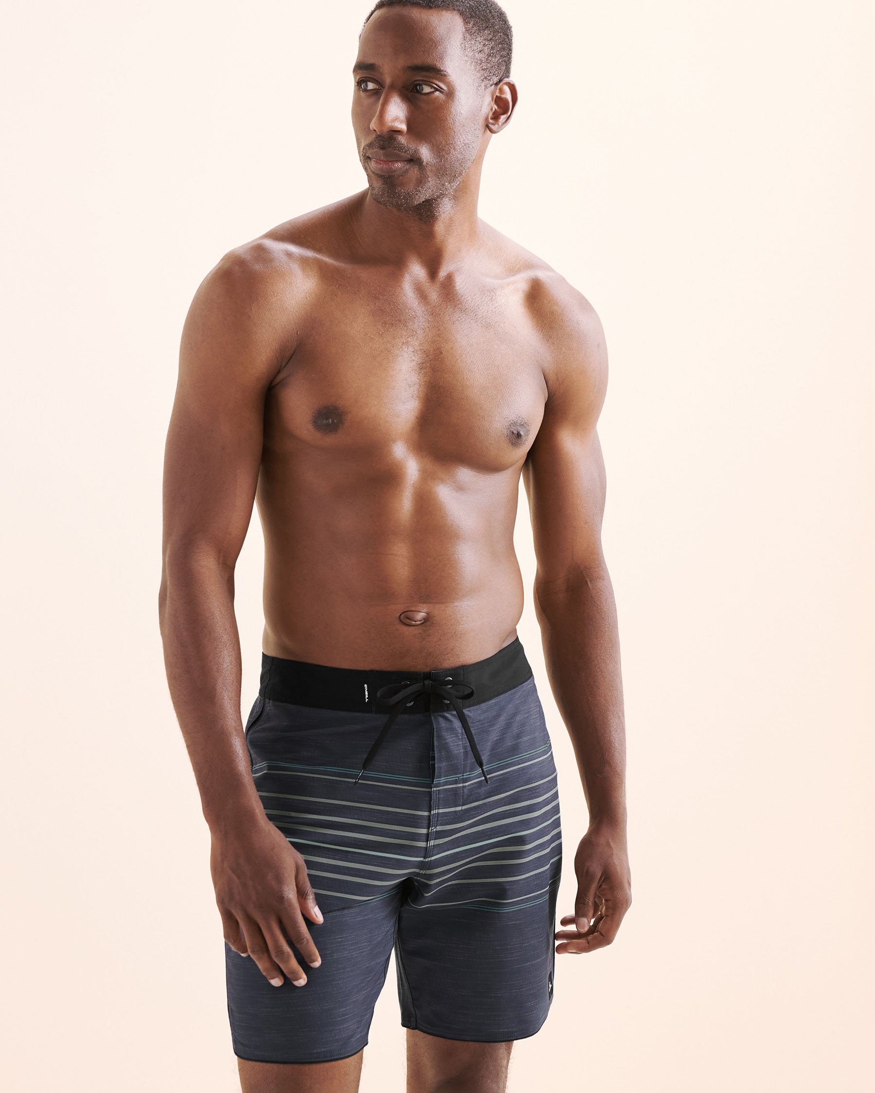 O'NEILL Maillot boardshort Hyperfreak Heat Stripe Scallop Bleu marin SP5106032 - Voir4