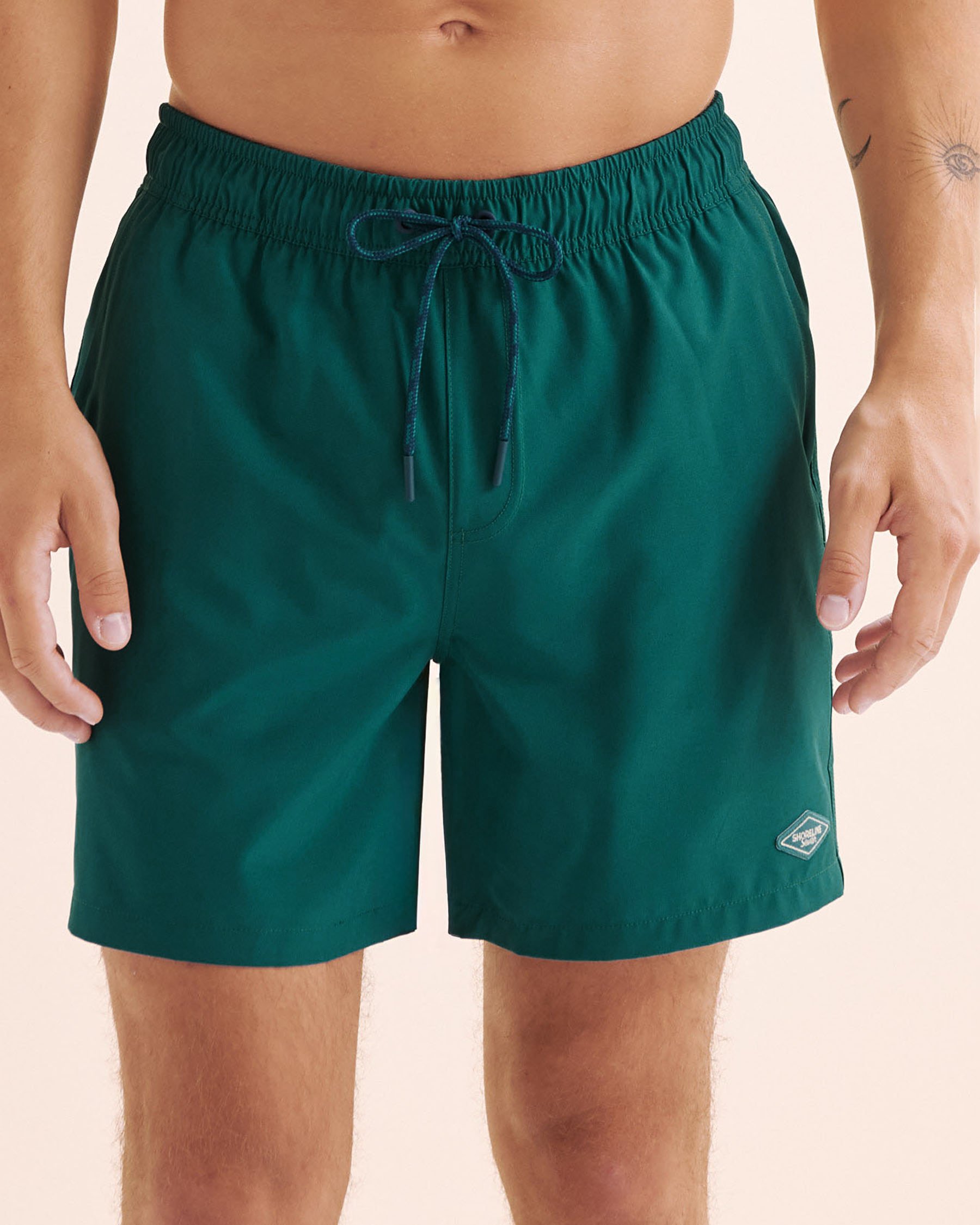 SHORELINE SEVEN Maillot volley avec doublure de compression Vert 03100058 - Voir3