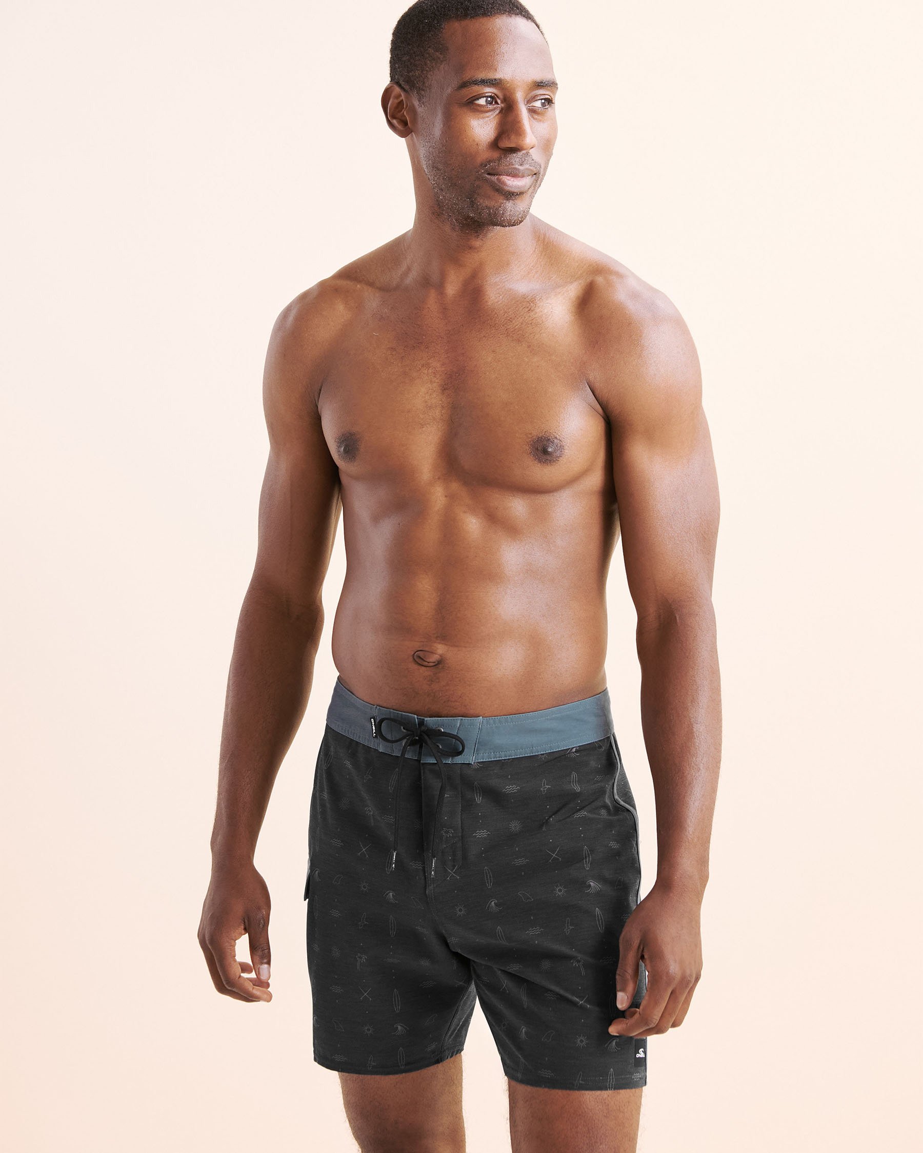 O'NEILL Lineup 17 Boardshort Black and blue SU5106006 - View4